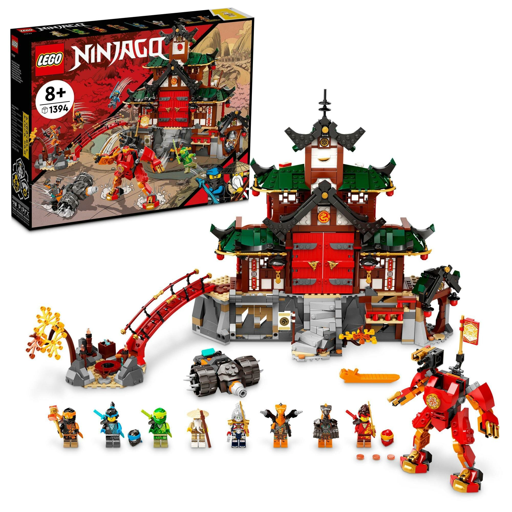LEGO Ninjago Dojo ninja w świątyni 71767 - niskie ceny i opinie w Media  Expert
