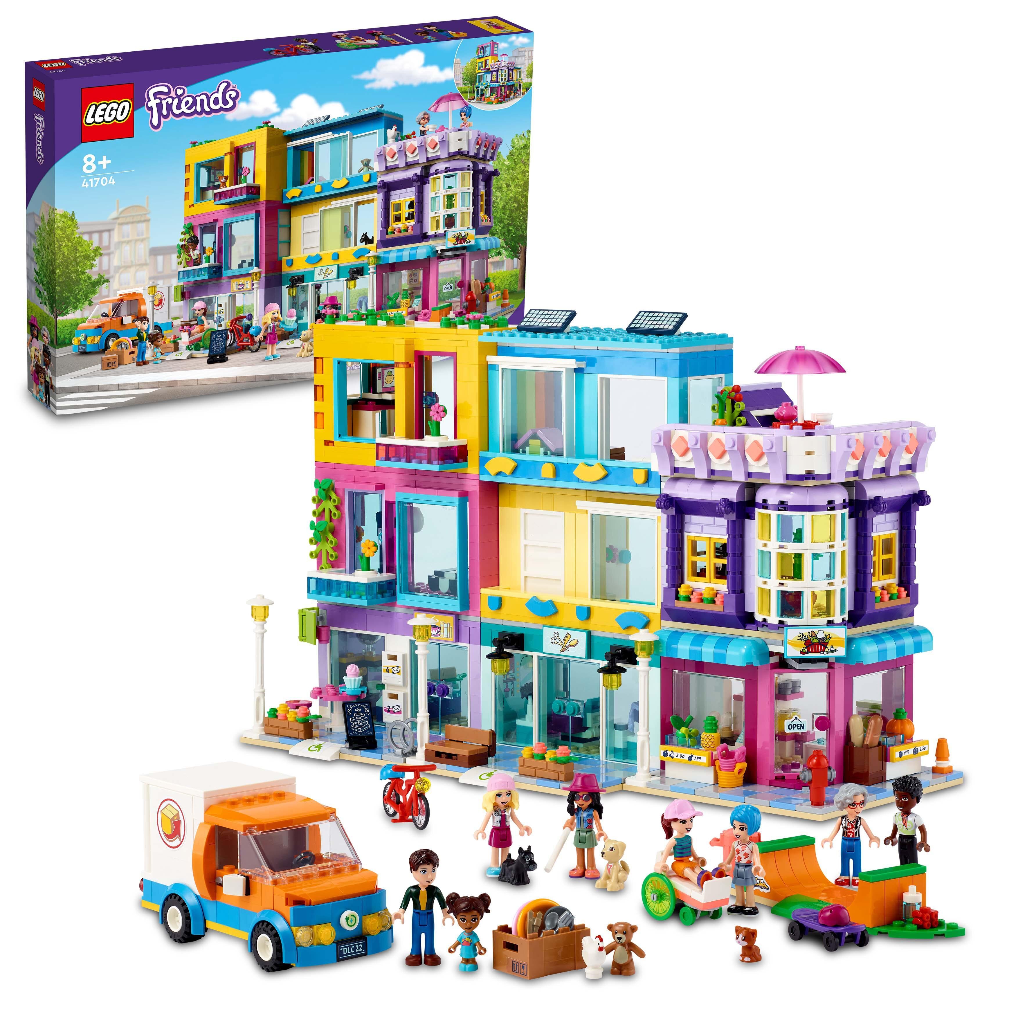 LEGO Friends Budynki przy głównej ulicy 41704 - niskie ceny i opinie w  Media Expert