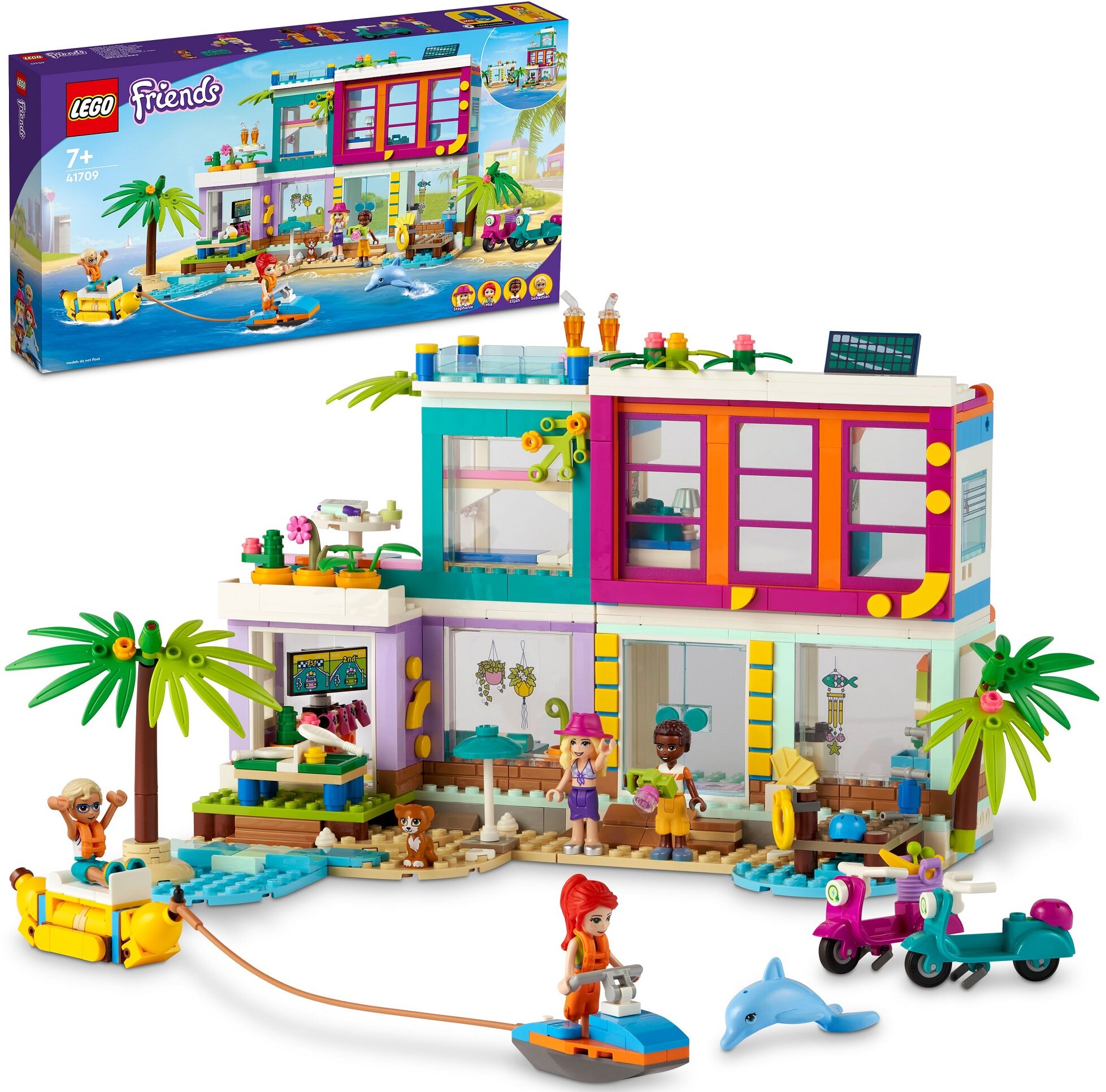 LEGO Friends Wakacyjny domek na plaży 41709 - niskie ceny i opinie w Media  Expert