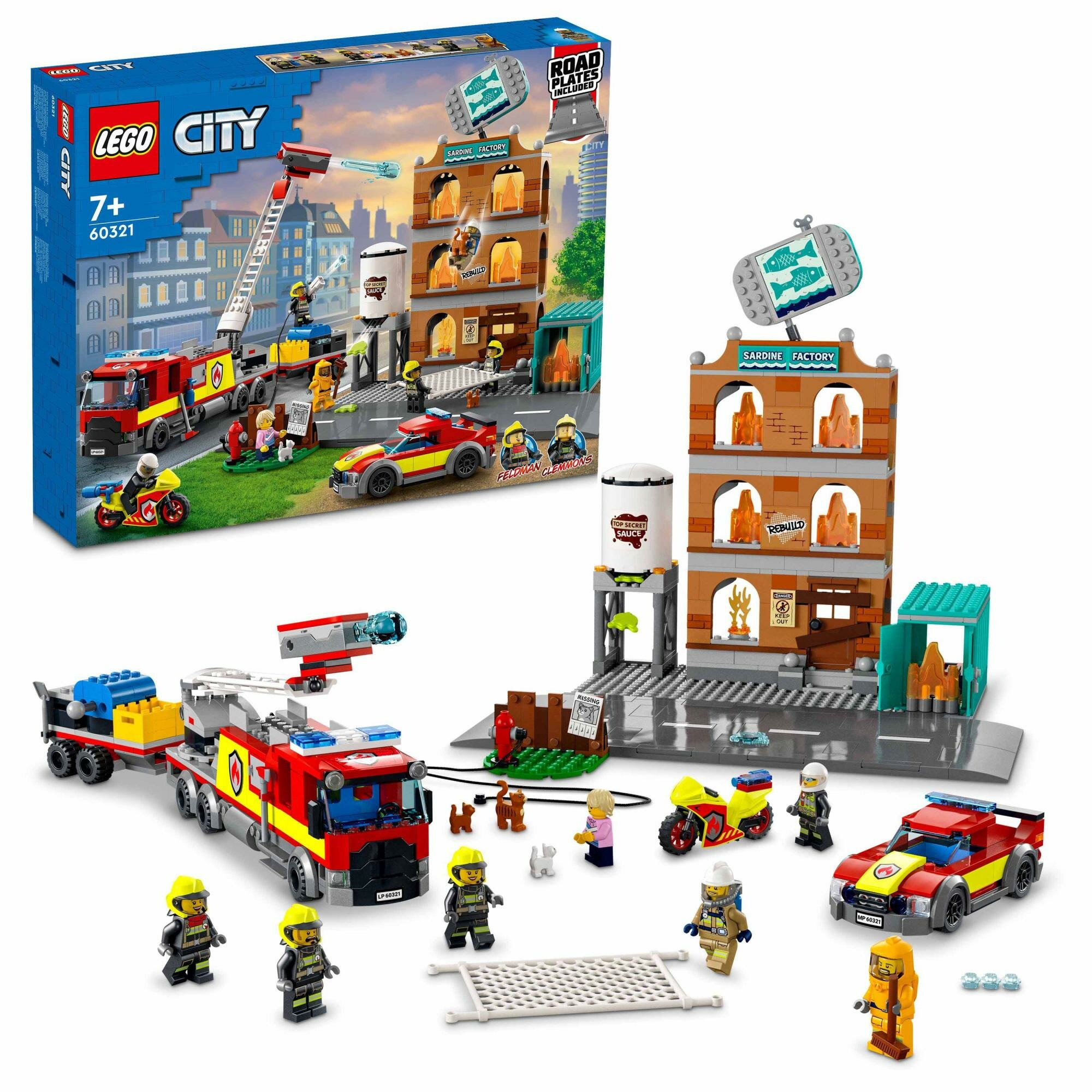 LEGO City Straż pożarna 60321 - niskie ceny i opinie w Media Expert