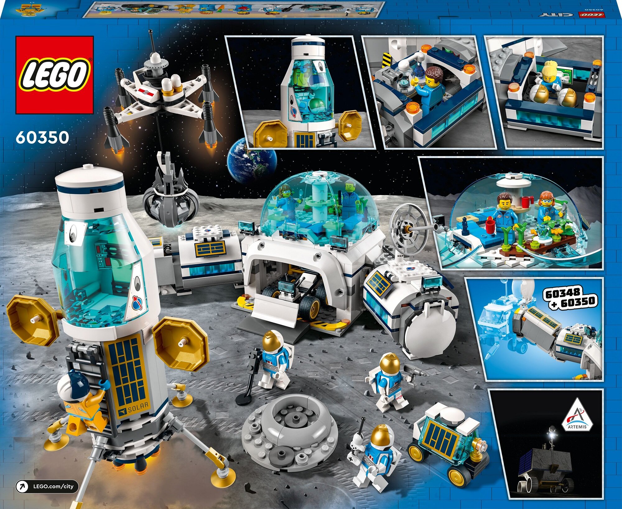 LEGO City Stacja badawcza na Księżycu 60350 - niskie ceny i opinie w Media  Expert