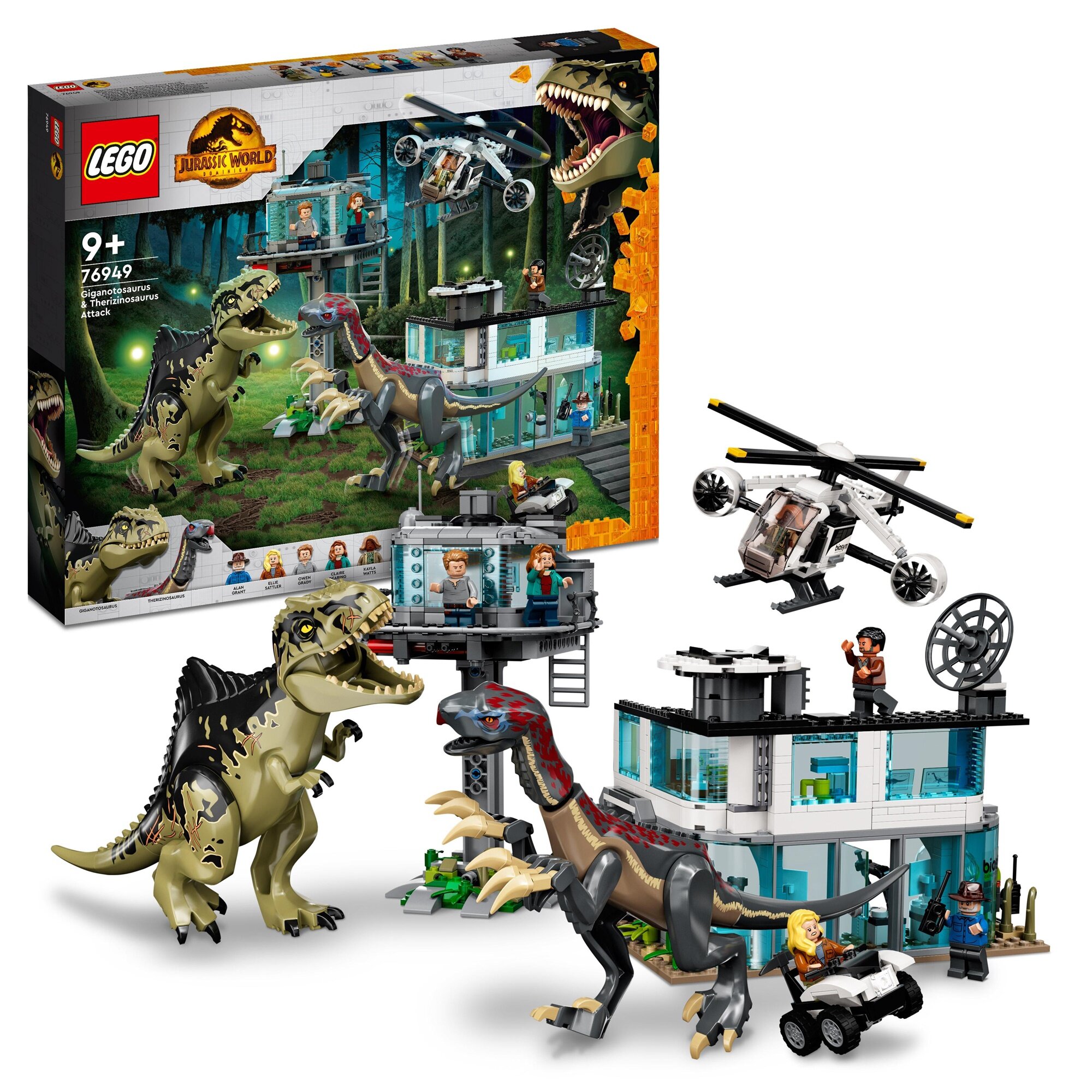 LEGO Jurassic World Atak giganotozaura i terizinozaura 76949 - niskie ceny  i opinie w Media Expert