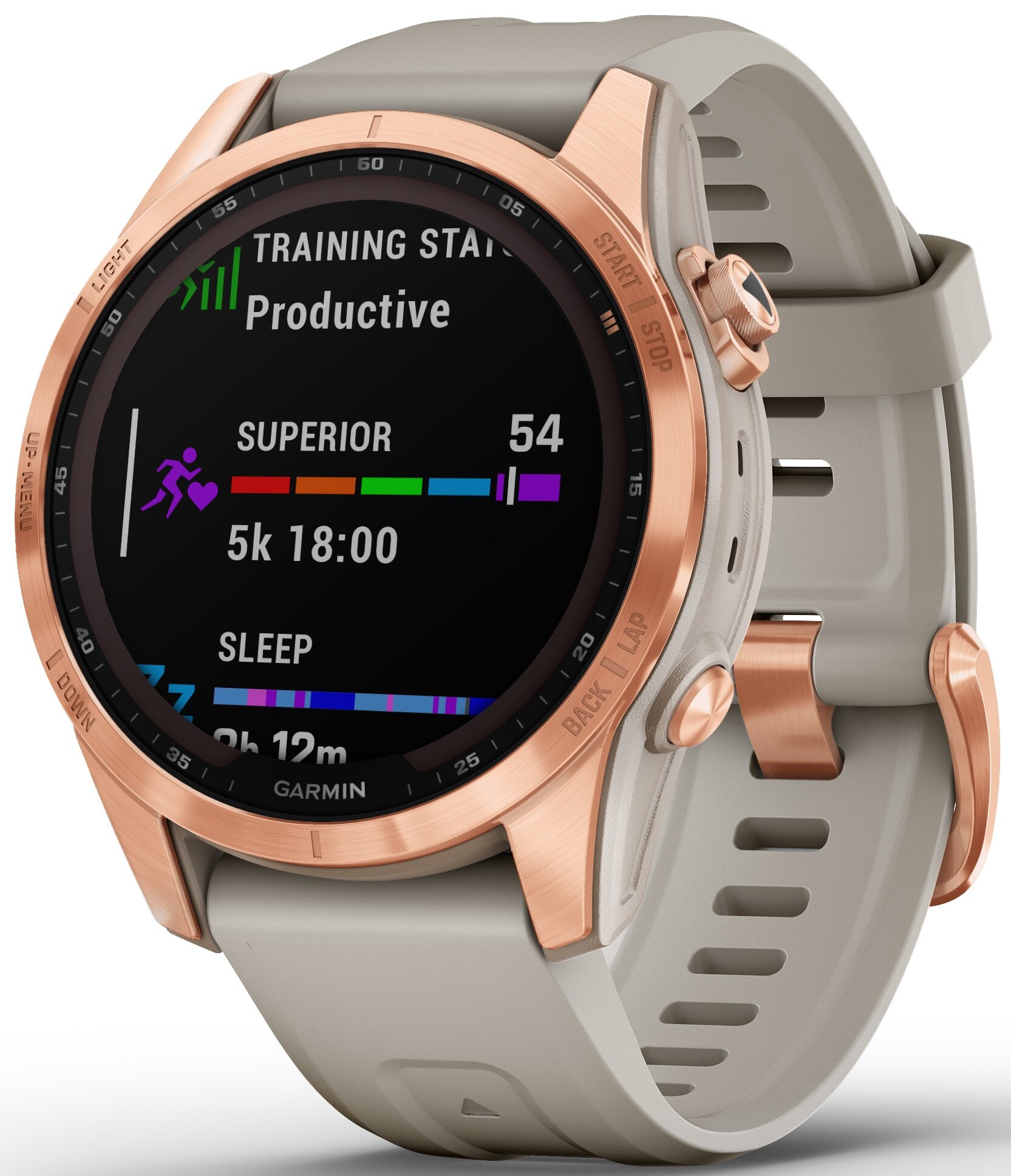 GARMIN Fenix 7S Solar Różowo-złoty Zegarek sportowy - niskie ceny i opinie  w Media Expert