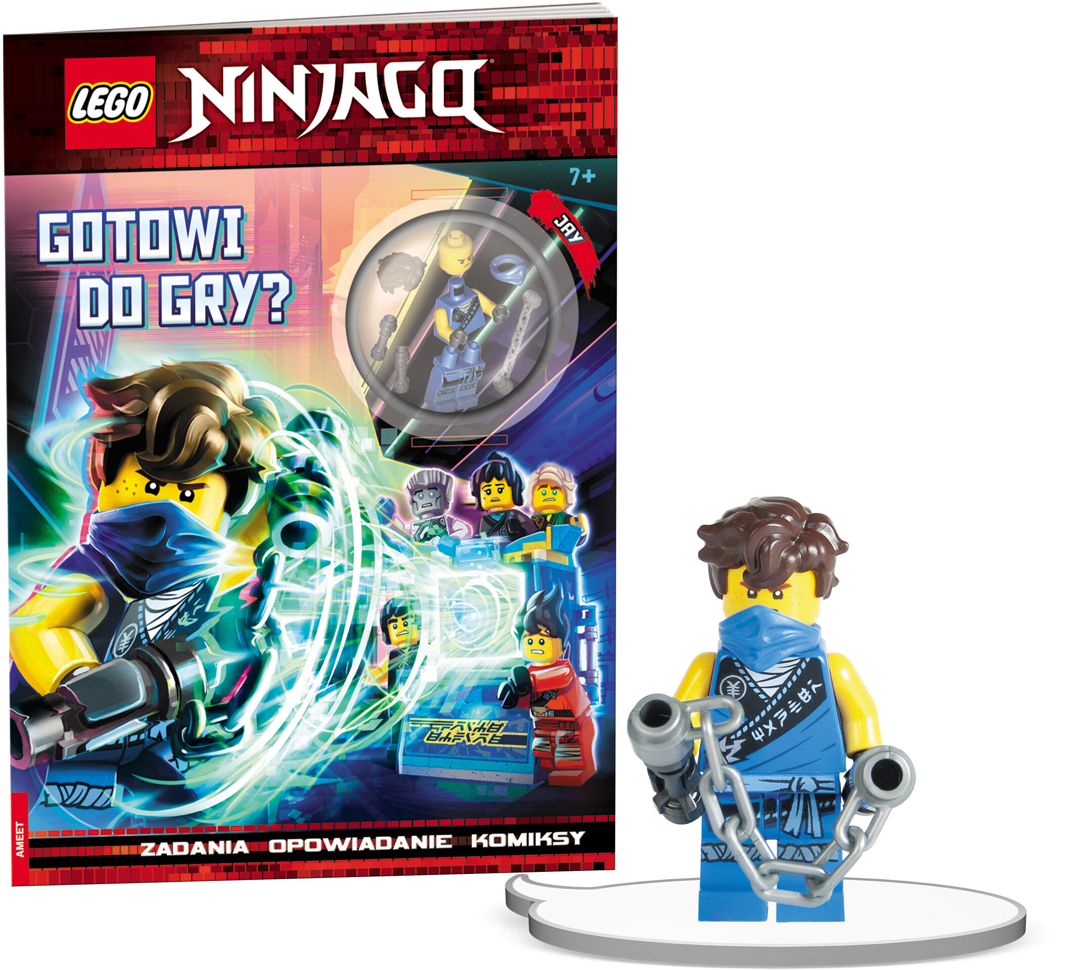 LEGO Ninjago Gotowi do gry LNC-6719 Książka - niskie ceny i opinie w Media  Expert