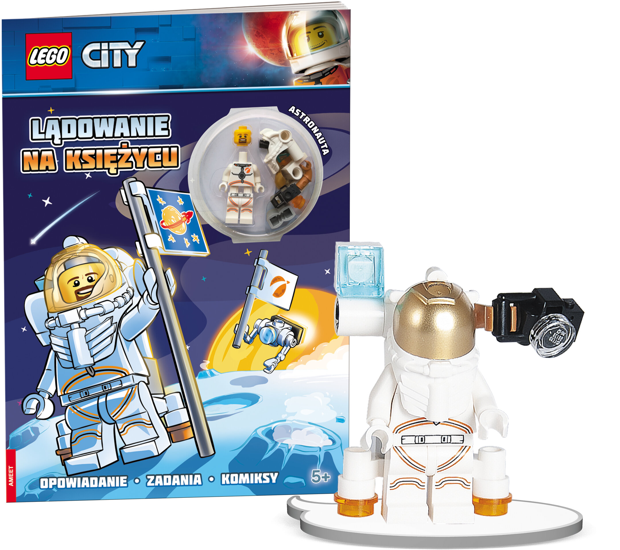 LEGO City Lądowanie na księżycu LNC-6019 Książka - niskie ceny i opinie w  Media Expert