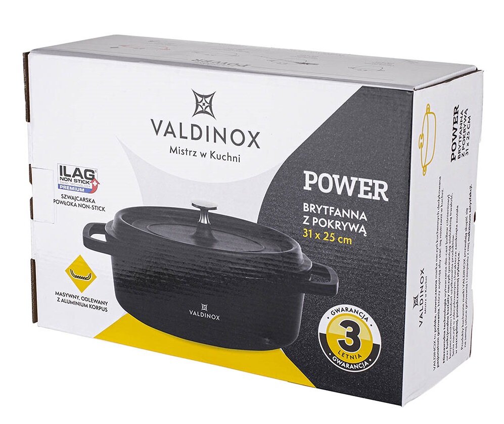 VALDINOX Power 31 x 25 cm Brytfanna - niskie ceny i opinie w Media Expert