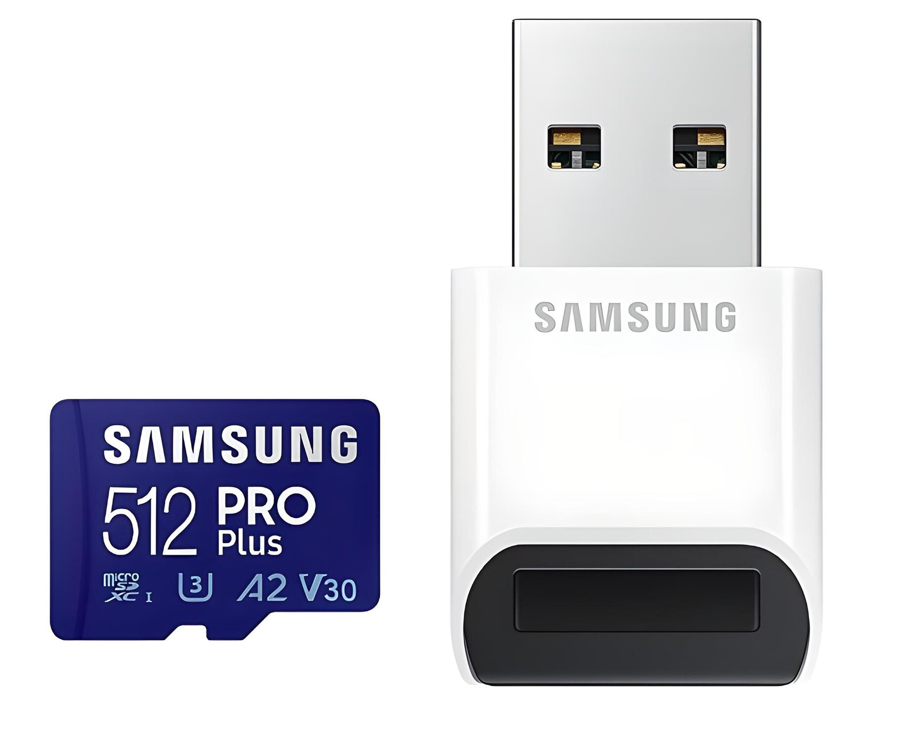 SAMSUNG microSD 512GB PRO Plus + czytnik Karta pamięci - niskie ceny i  opinie w Media Expert
