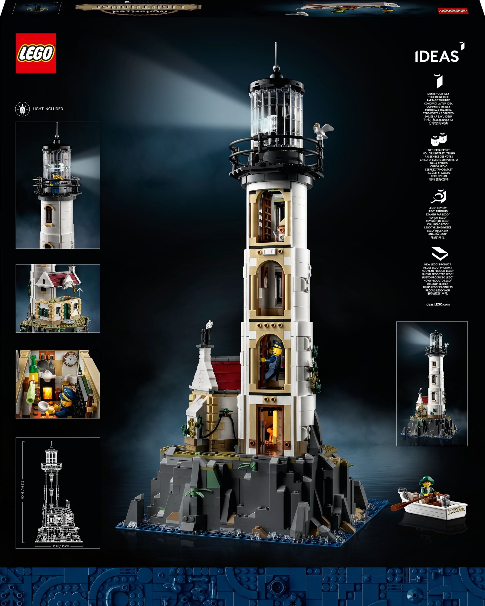LEGO Ideas Zmechanizowana latarnia 21335 - niskie ceny i opinie w Media  Expert