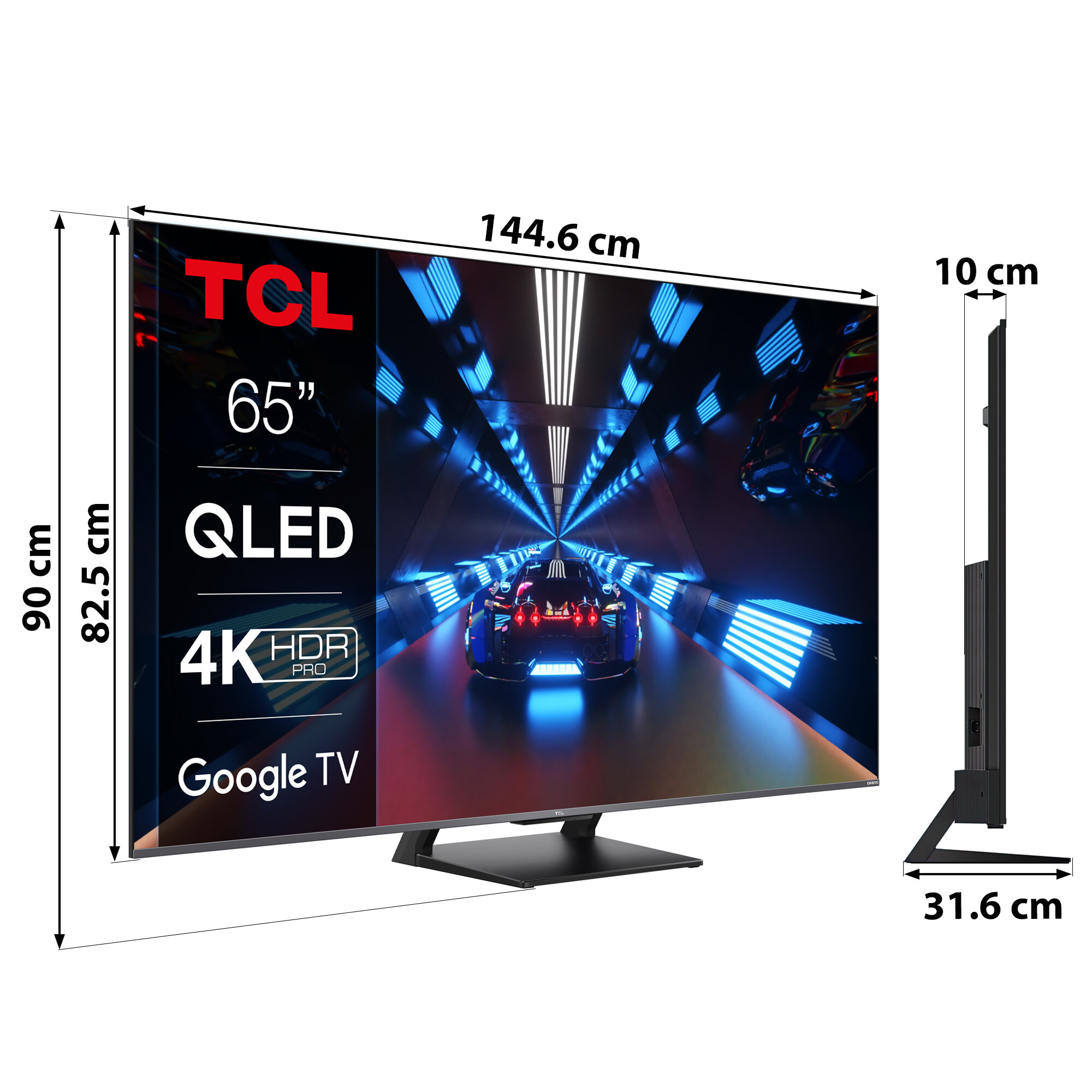 TCL 65C735 65" QLED 4K 144Hz Google TV Dolby Atmos Dolby Vision Telewizor -  niskie ceny i opinie w Media Expert