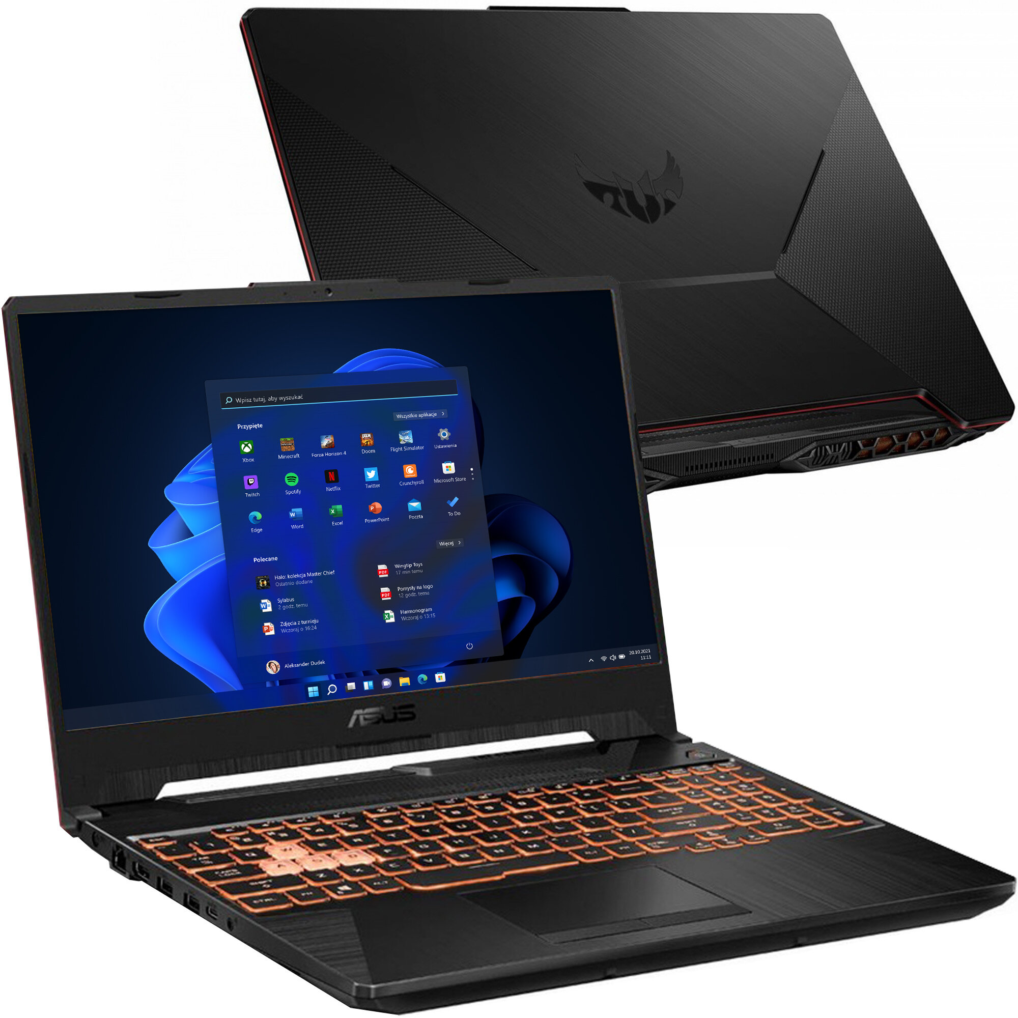 ASUS TUF Gaming F15 FX506LHB-HN359W 15.6" IPS 144Hz i5-10300H 16GB RAM  512GB SSD GeForce GTX1650 Windows 11 Home Laptop - niskie ceny i opinie w  Media Expert