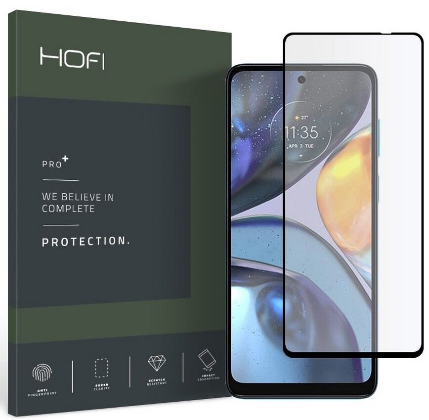 HOFI Glass Pro+ dla Motorola Moto G22/E32/E32s Czarny Szkło hartowane -  niskie ceny i opinie w Media Expert