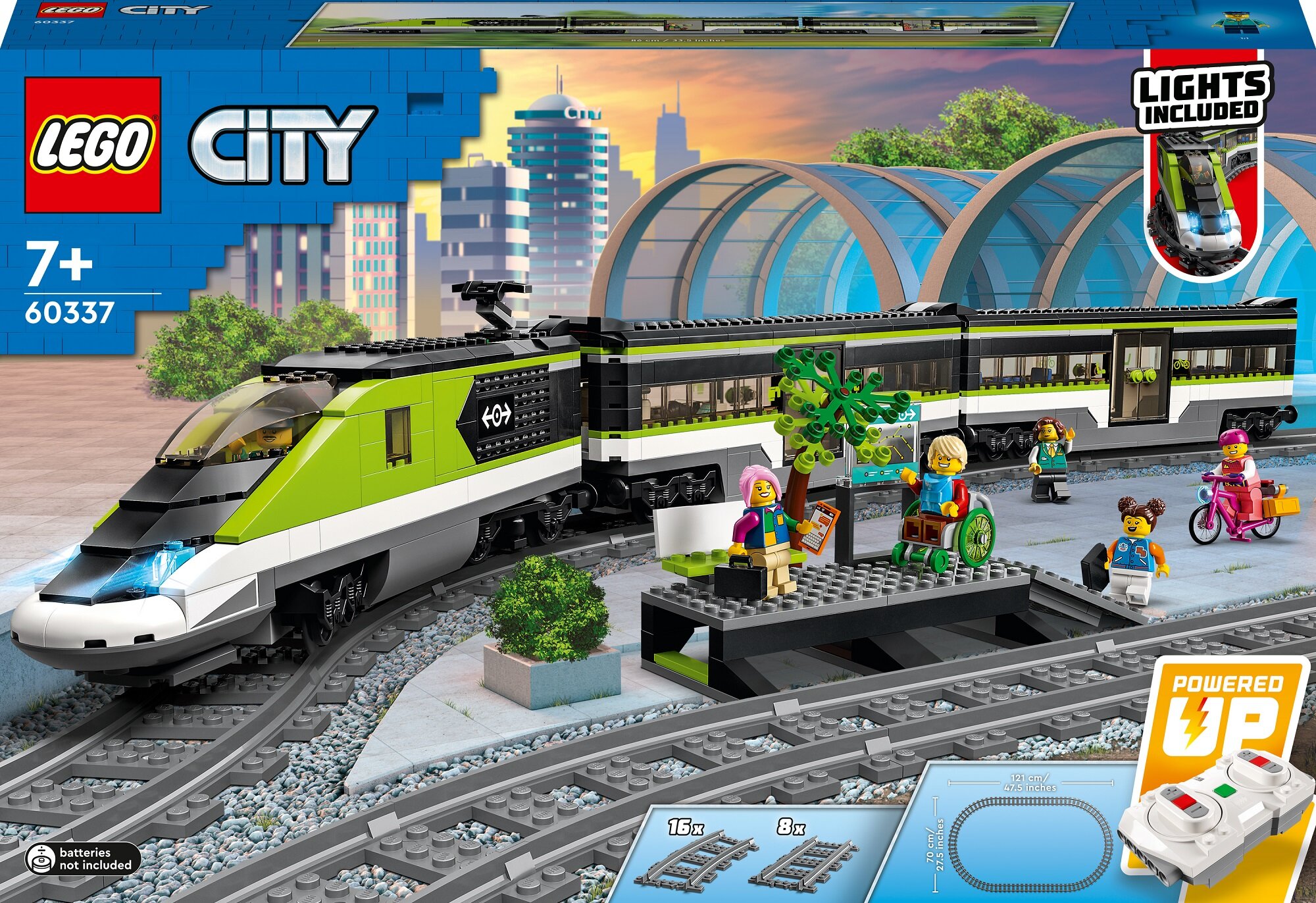 LEGO 60337 City Ekspresowy pociąg pasażerski - niskie ceny i opinie w Media  Expert
