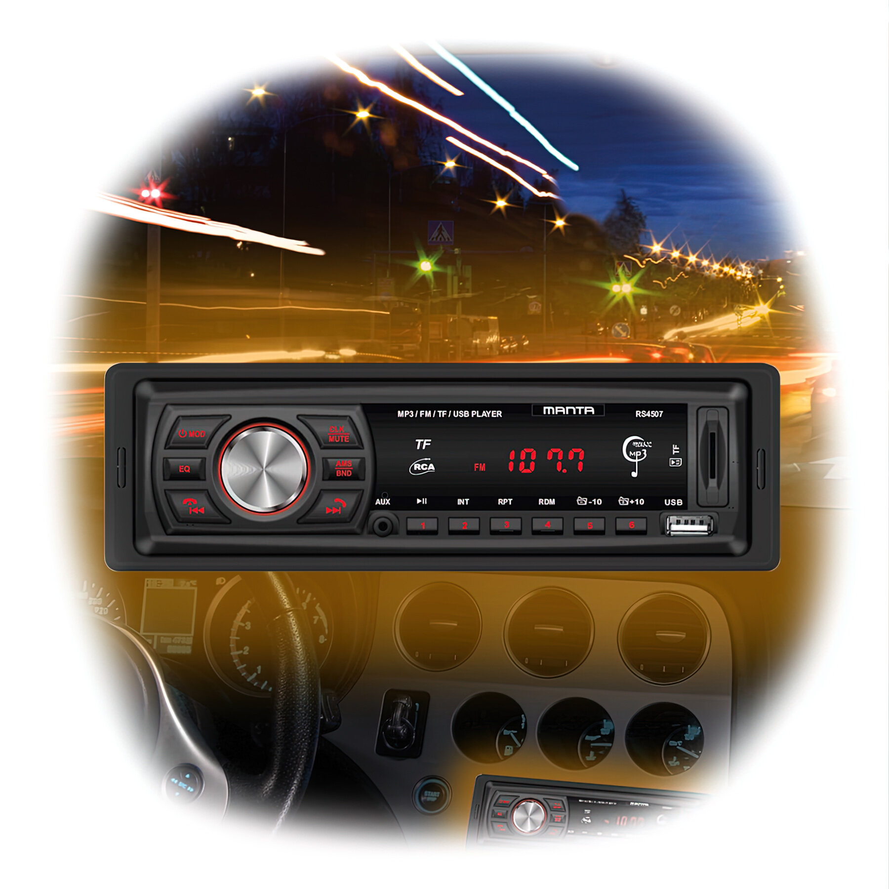 MANTA RS4507BT Radio samochodowe - niskie ceny i opinie w Media Expert