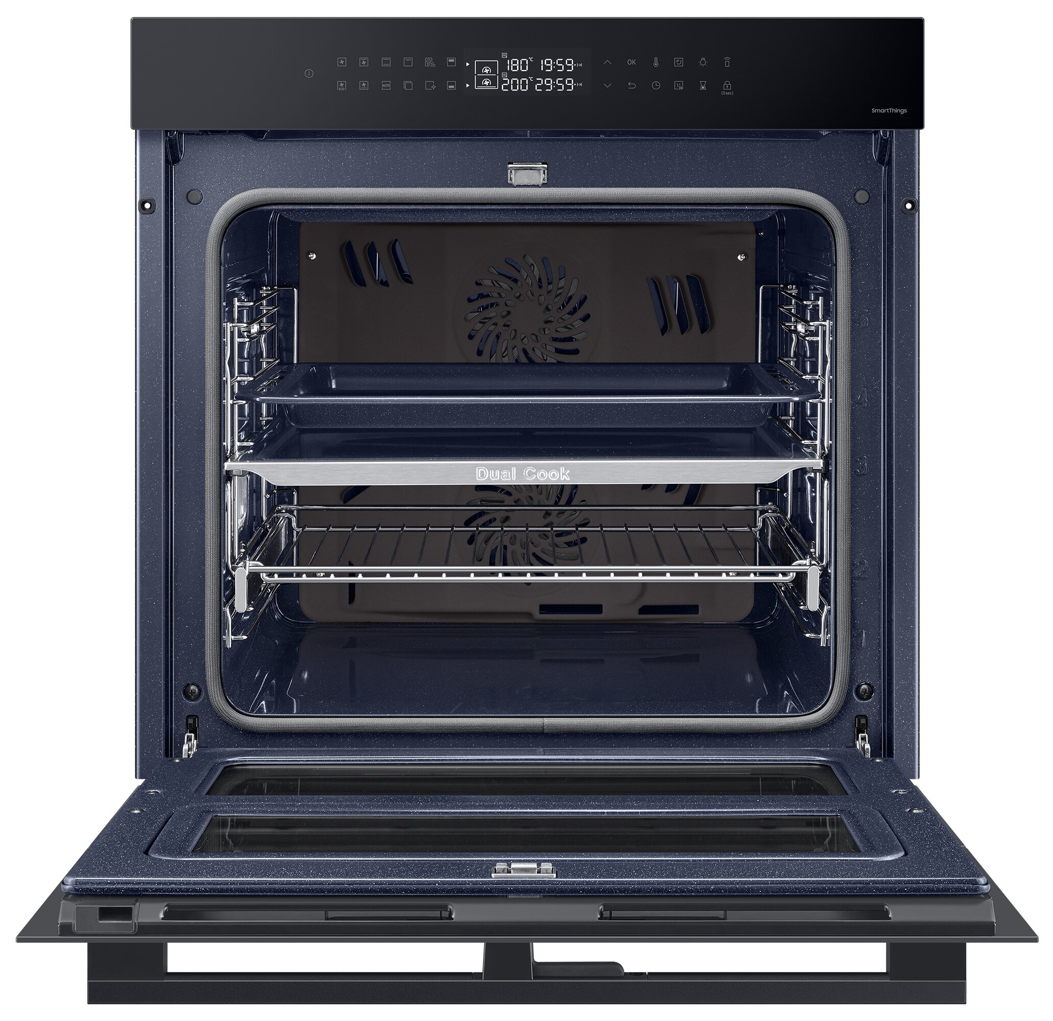SAMSUNG NV7B4345VAK U2 Dual Cook Flex Elektryczny parowy Czarny A+ Piekarnik  - niskie ceny i opinie w Media Expert