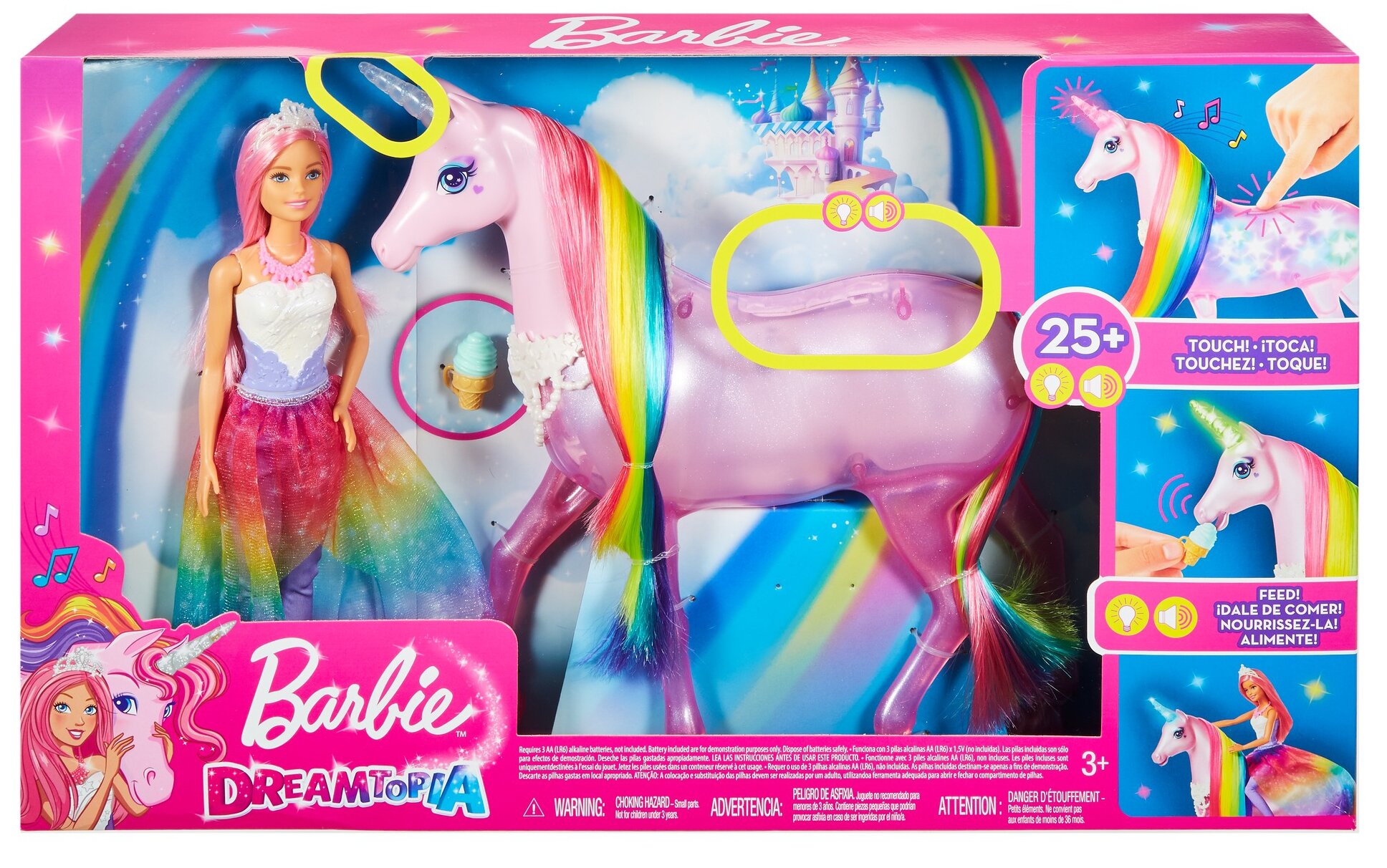 Lalka Barbie Dreamtopia Jednorożec Magia Świateł FXT26 - niskie ceny i  opinie w Media Expert