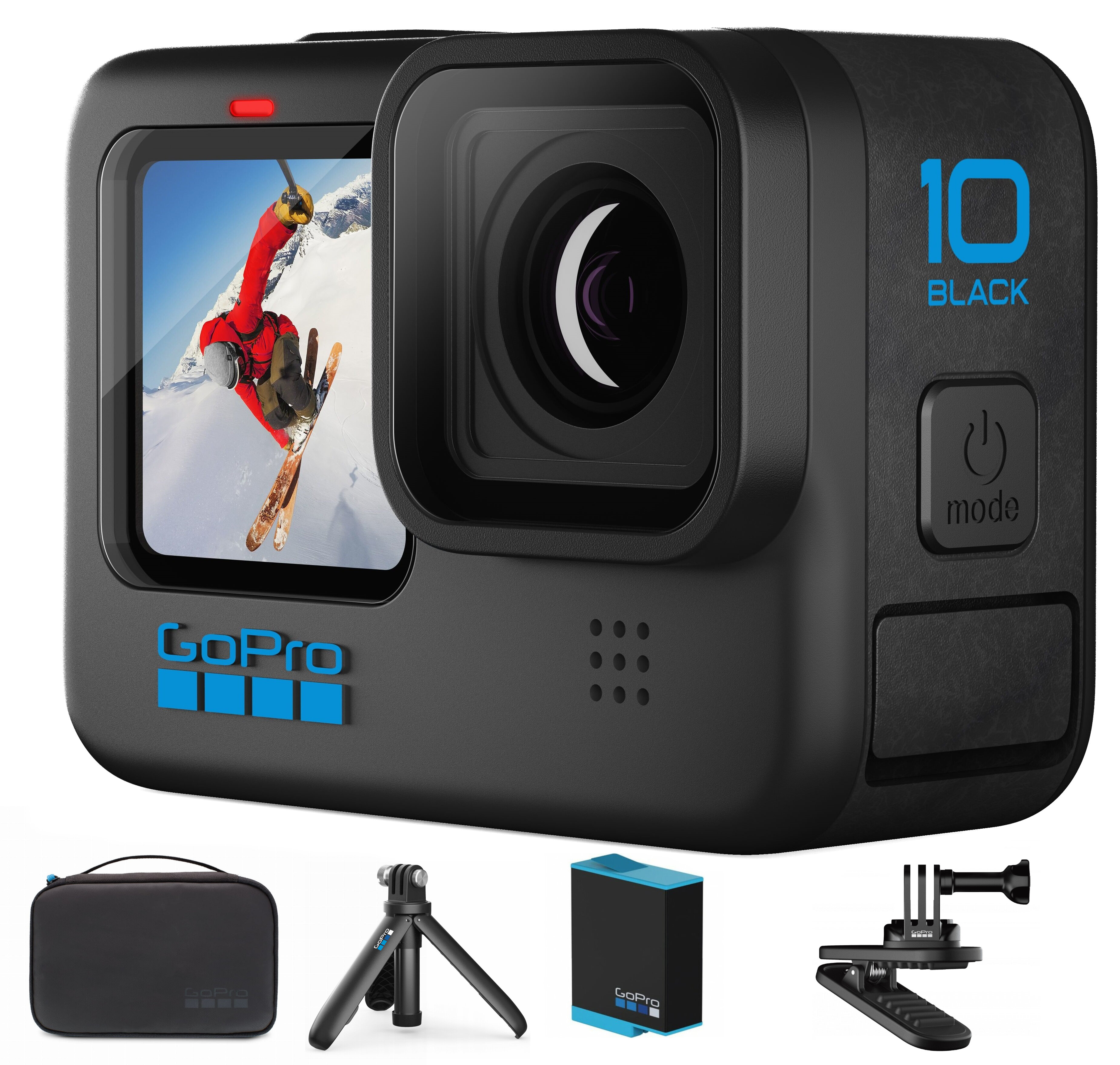 GOPRO HERO10 Black + Zestaw akcesoriów Hard Bundle Kamera sportowa - niskie  ceny i opinie w Media Expert