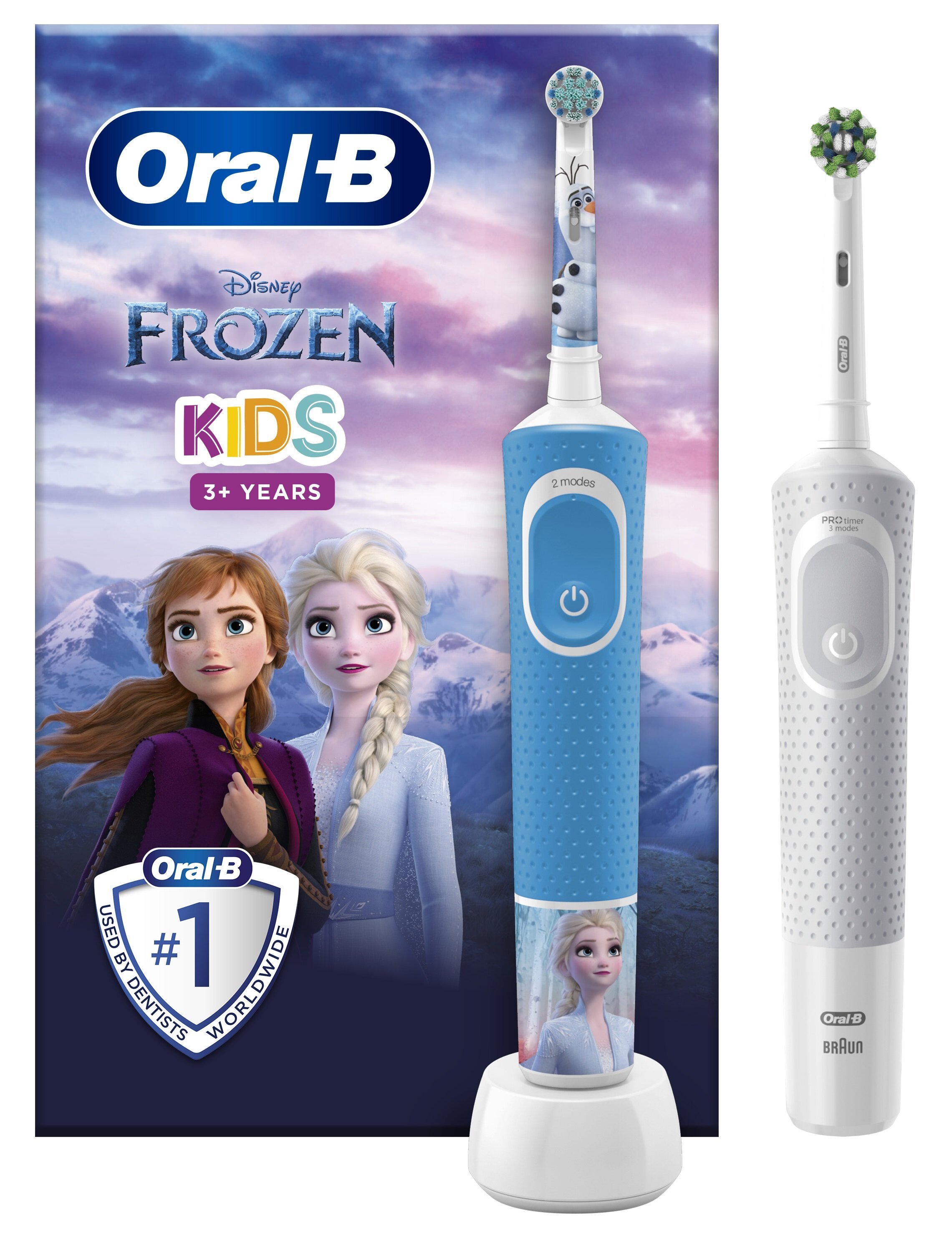 ORAL-B D100 Kids Frozen + D103 Szczoteczka rotacyjna - niskie ceny i opinie  w Media Expert