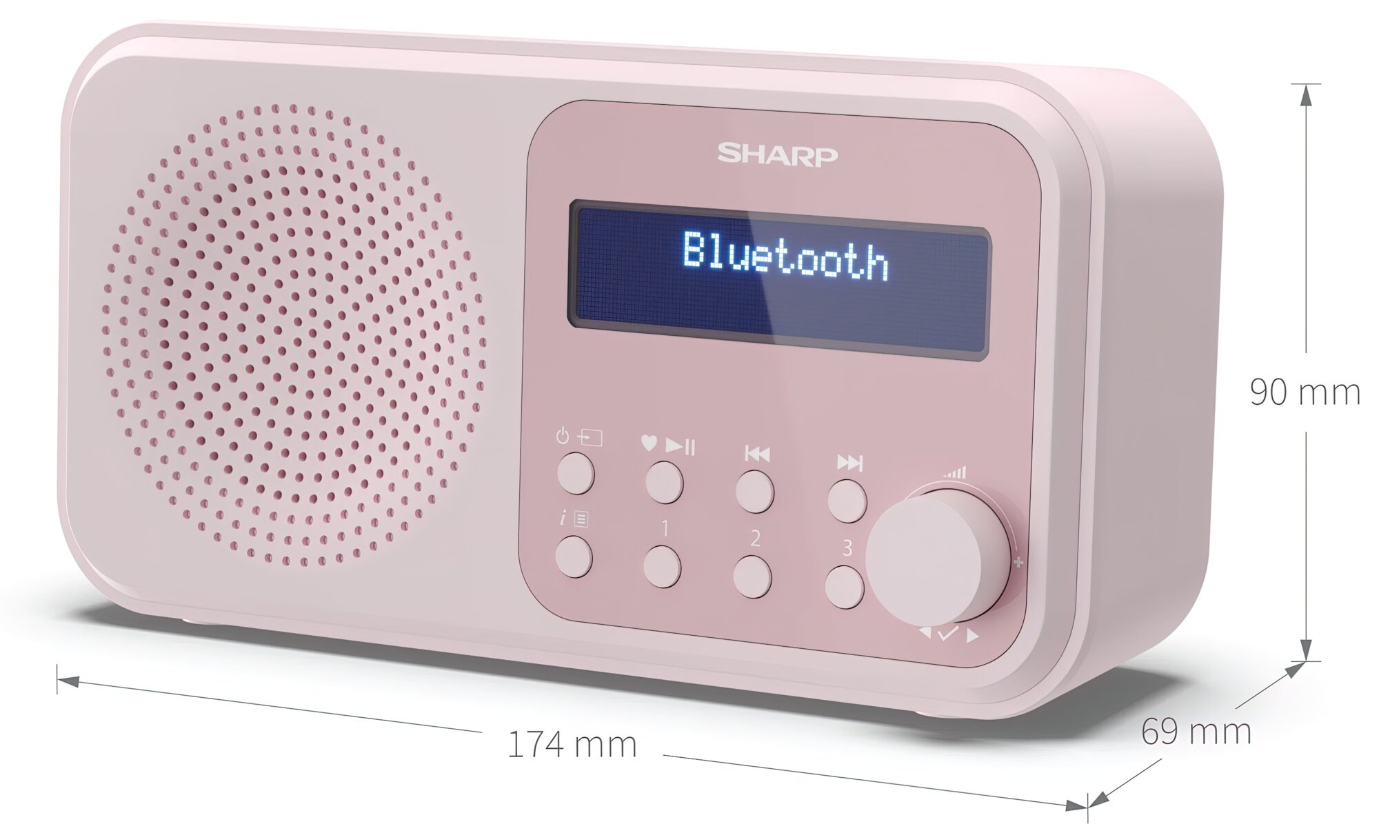 SHARP DR-P420 Różowy Radio - niskie ceny i opinie w Media Expert