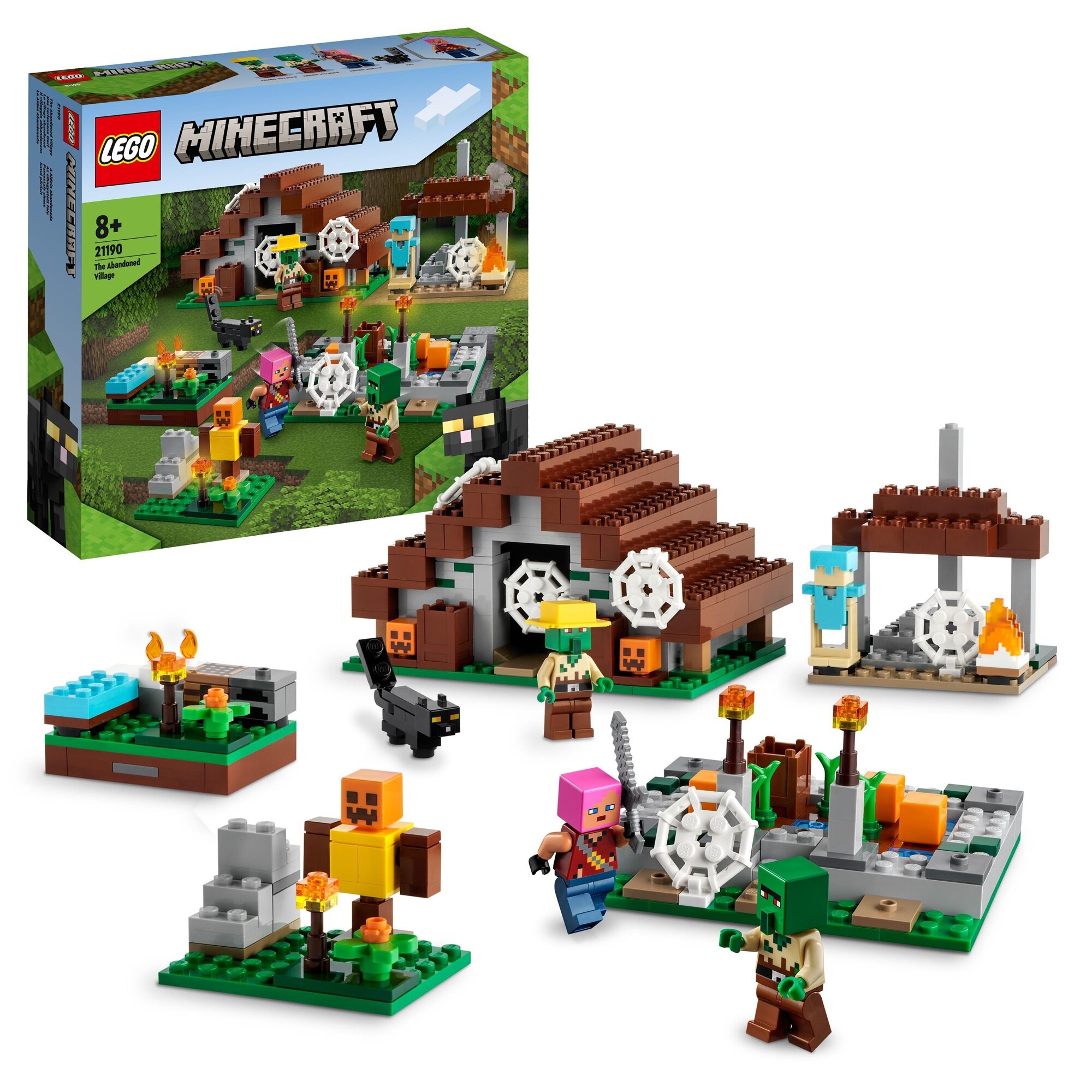 LEGO 21190 Minecraft Opuszczona wioska - niskie ceny i opinie w Media Expert