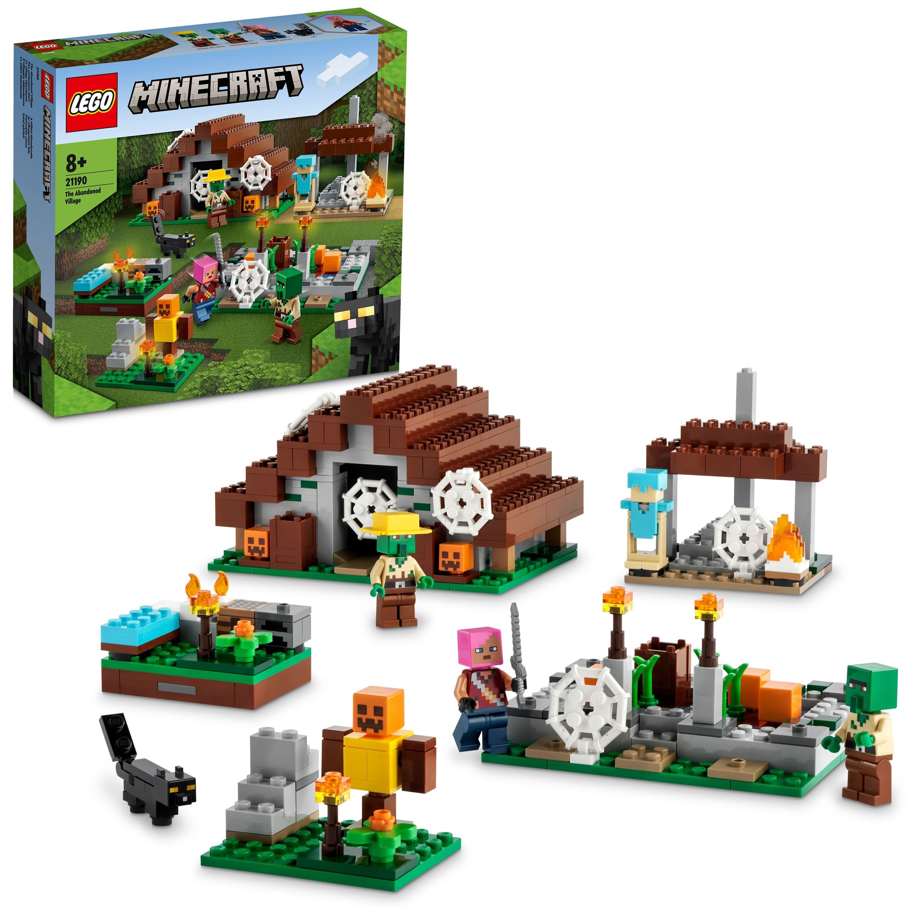 LEGO Minecraft Opuszczona wioska 21190 - niskie ceny i opinie w Media Expert