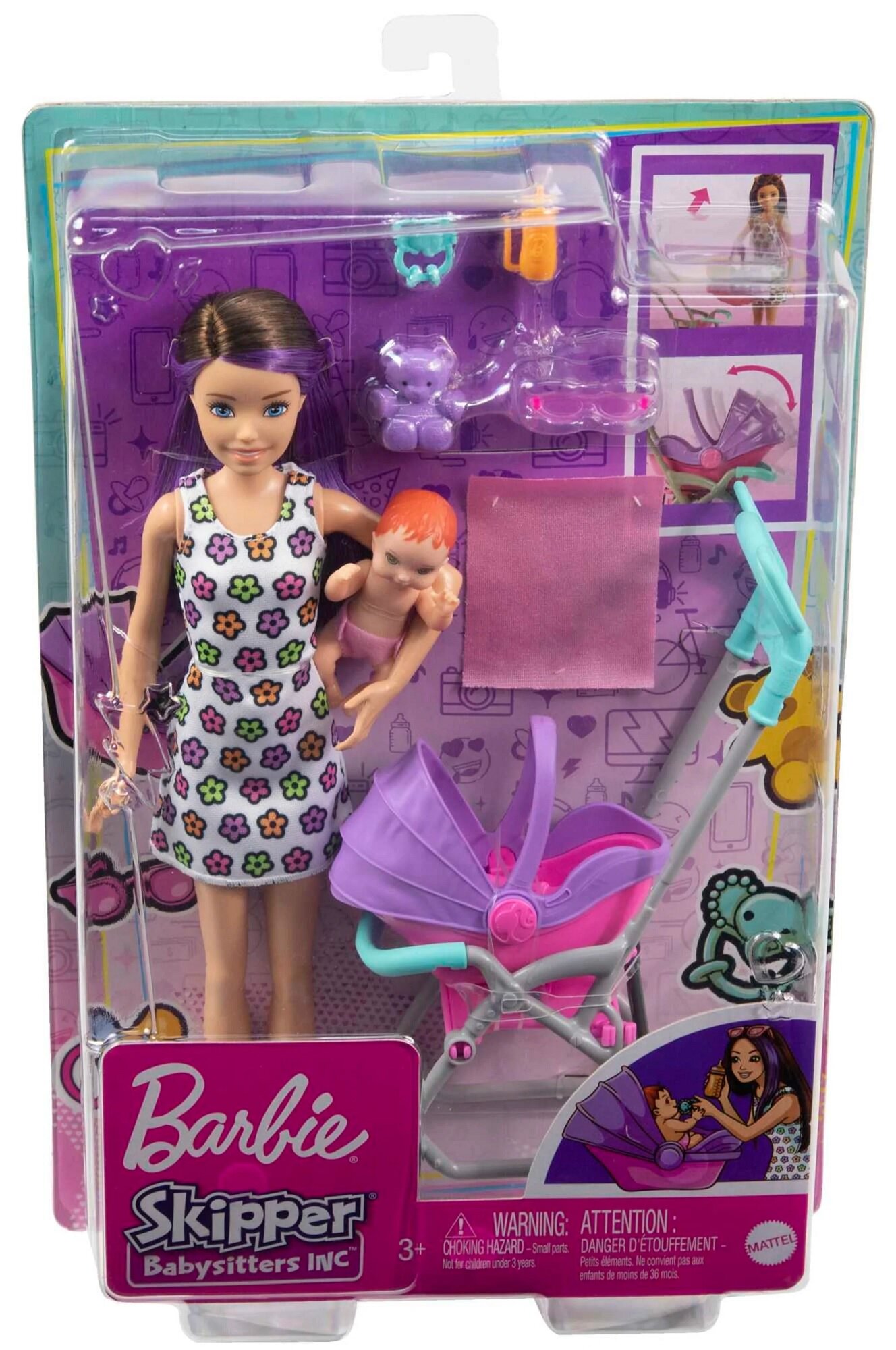 Barbie Skipper Klub Opiekunek GXT34 Lalka - ceny i opinie w Media Expert