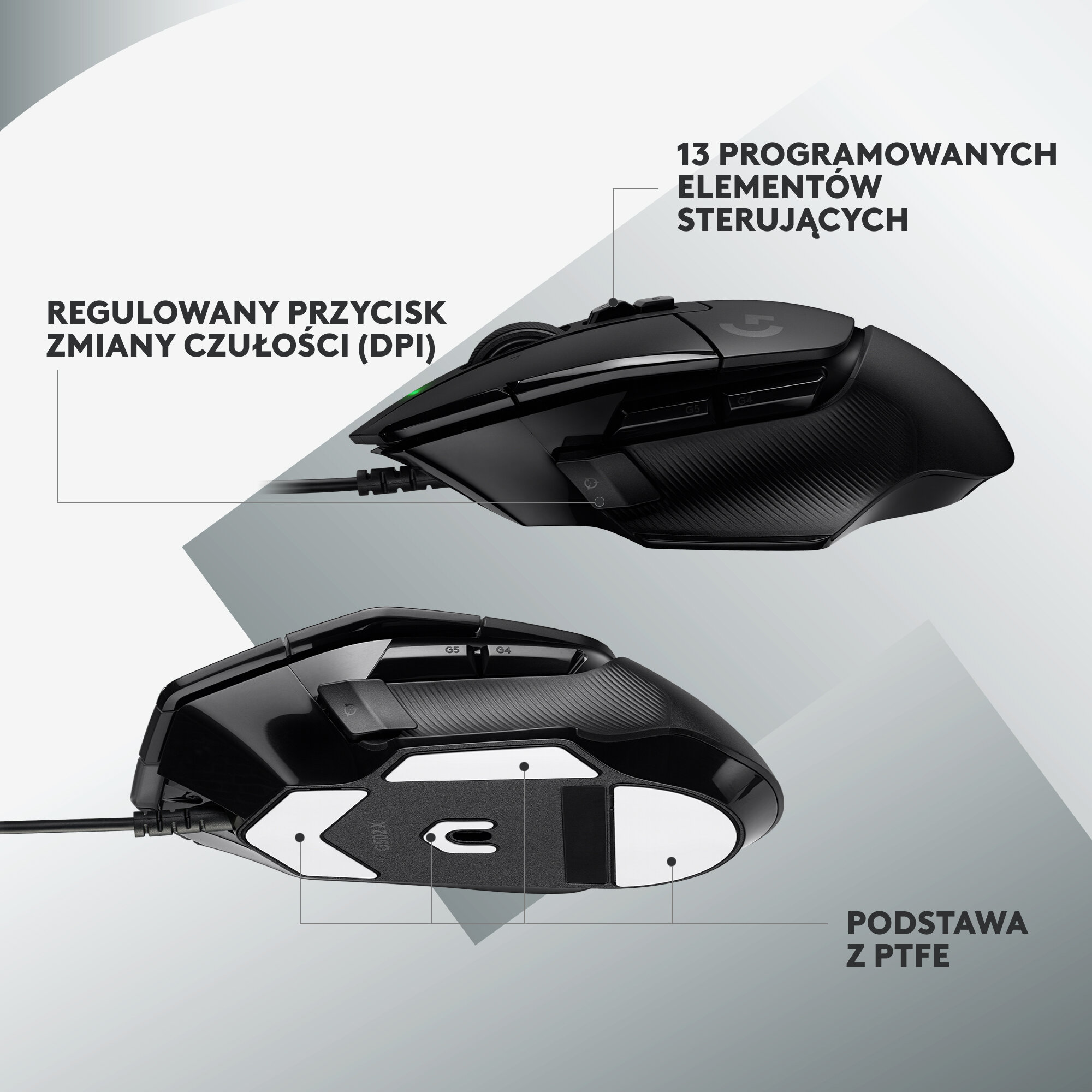 Logitech G502 X LIGHTSPEED Czarny 910006181 - Sklep, Opinie, Cena