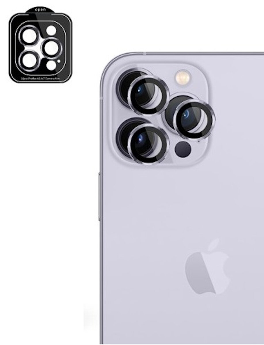 3MK Lens Protection Pro do Apple iPhone 14 Pro/14 Pro Max Fioletowy Szkło  hartowane - niskie ceny i opinie w Media Expert