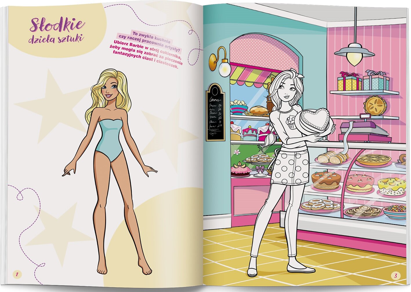 Książka dla dzieci Barbie Stroje Barbie Zawody ROB-1102 - niskie ceny i  opinie w Media Expert