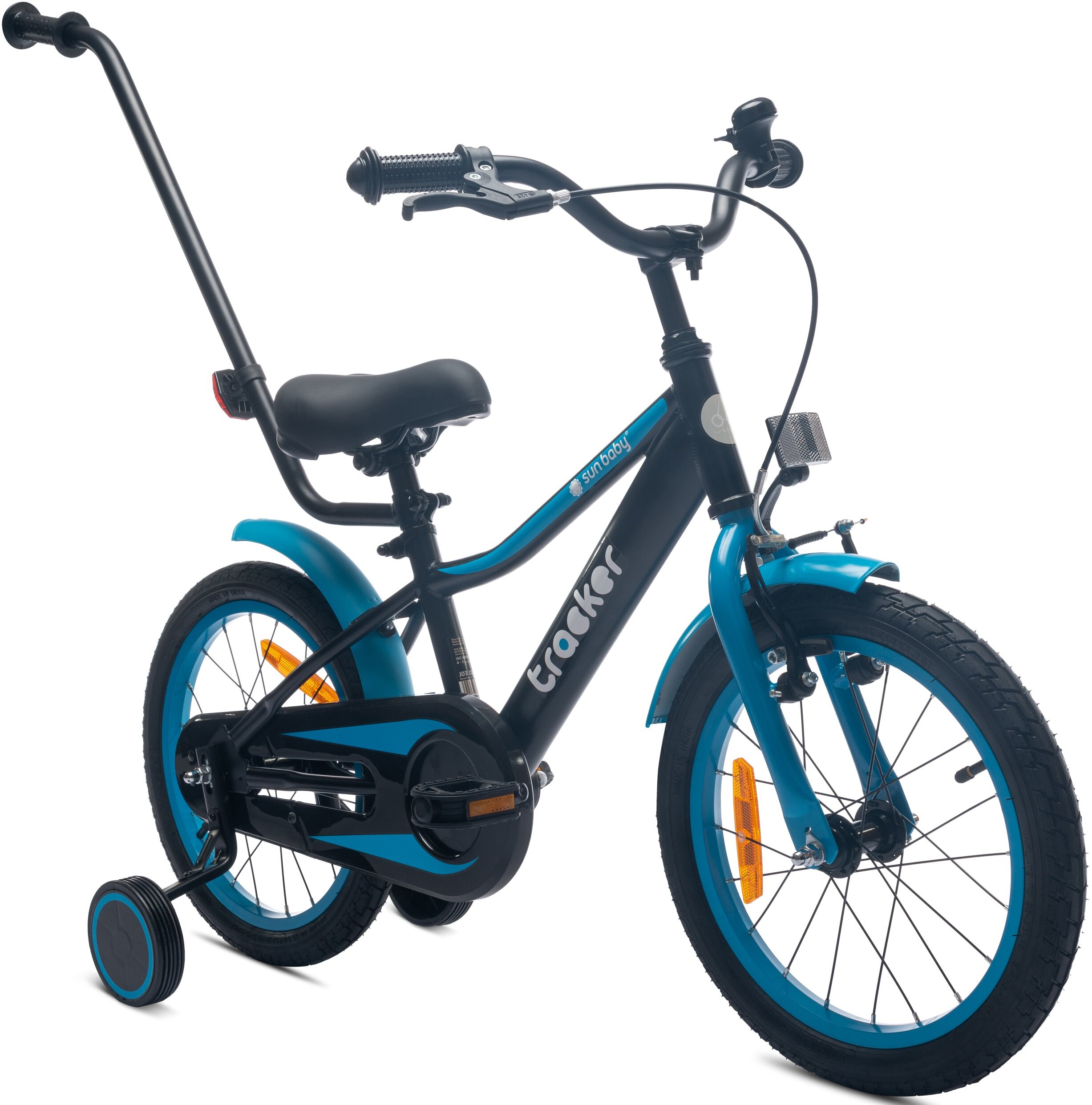 SUN BABY Tracker 16 cali dla chłopca Niebieski Rower dziecięcy - niskie  ceny i opinie w Media Expert