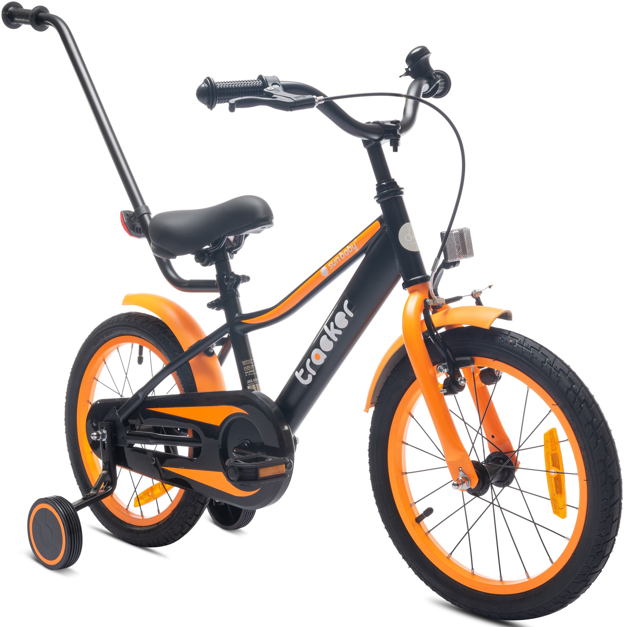 SUN BABY Tracker 16 cali dla chłopca Pomarańczowy Rower dziecięcy - niskie  ceny i opinie w Media Expert
