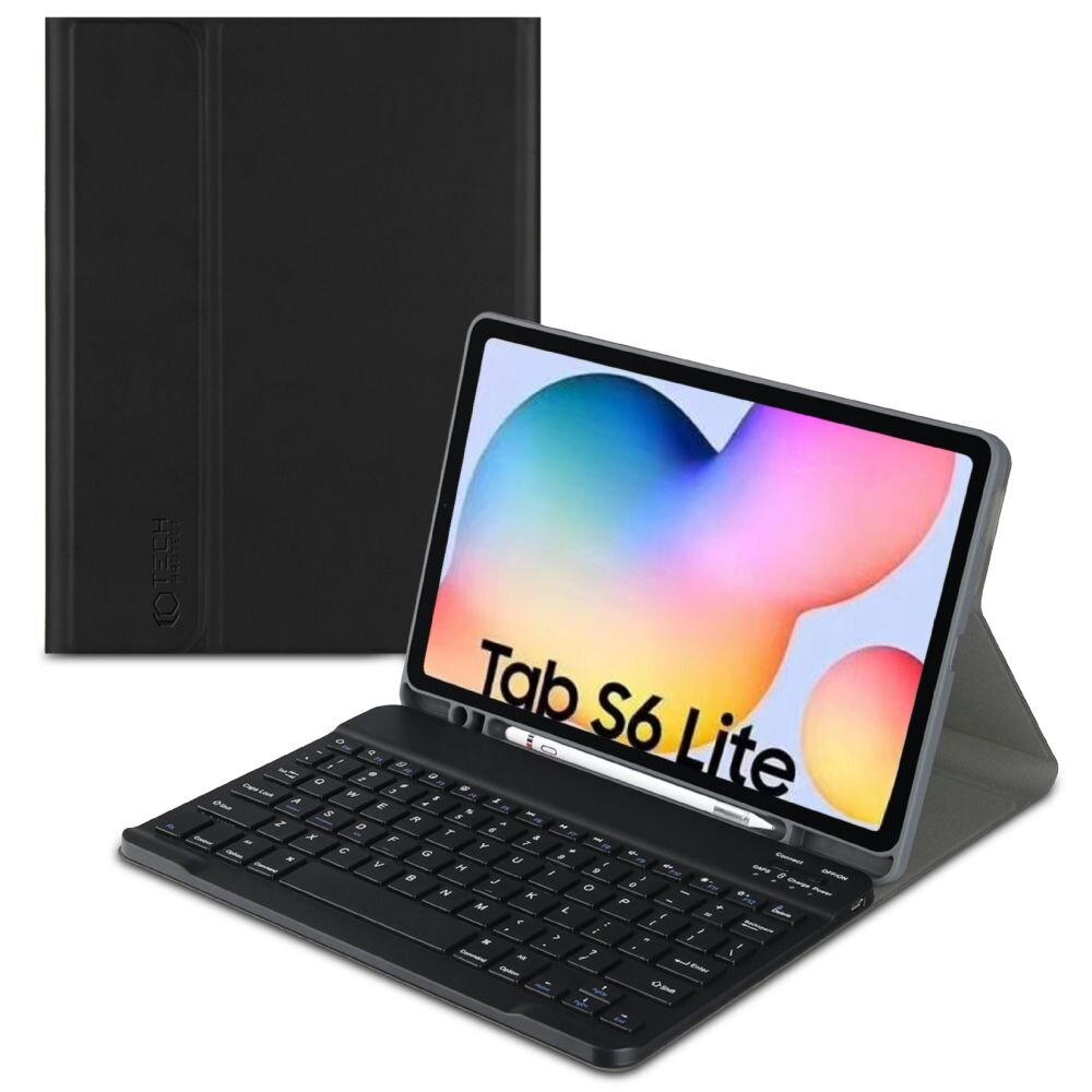 TECH-PROTECT SC Pen + Keyboard Czarny Klawiatura Etui na Galaxy Tab S6 Lite  2020/2022 - niskie ceny i opinie w Media Expert