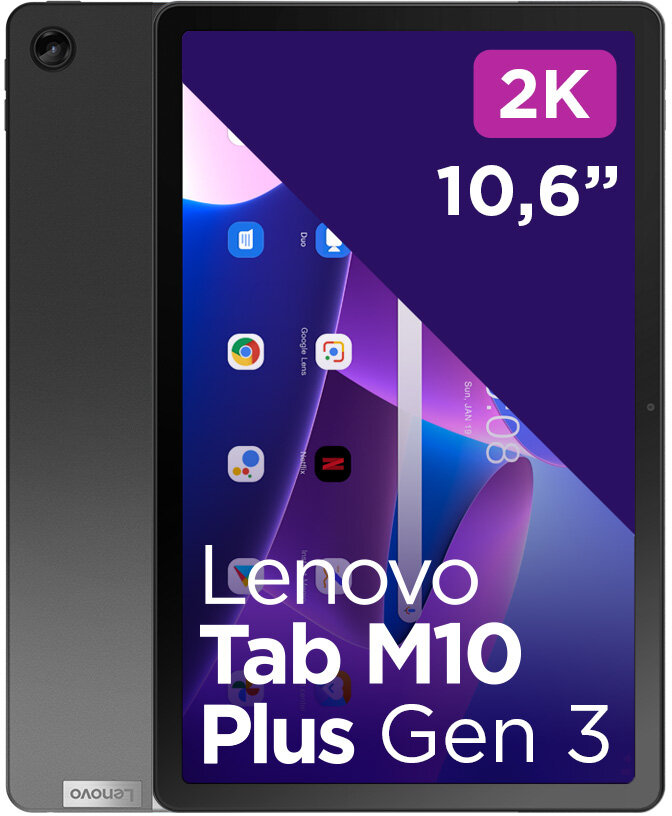 LENOVO Tab M10 Plus 3 gen. TB125FU 10.61" 4/128GB Wi-Fi Szary Tablet -  niskie ceny i opinie w Media Expert