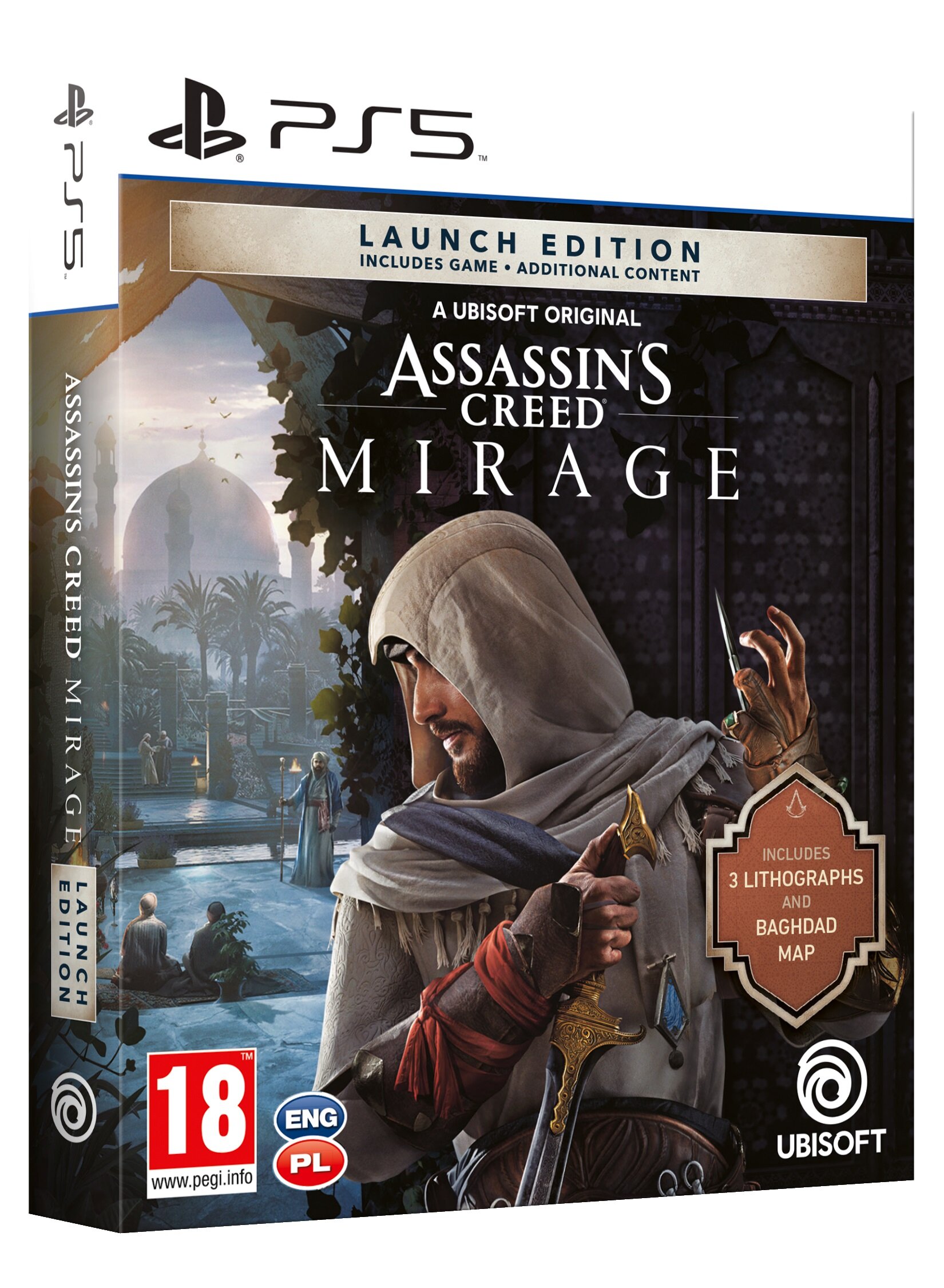 GRA PS5 ASSASSINS CREED MIRAGE PL WERSJA OKAZJA, Sony PlayStation 5 (PS5)