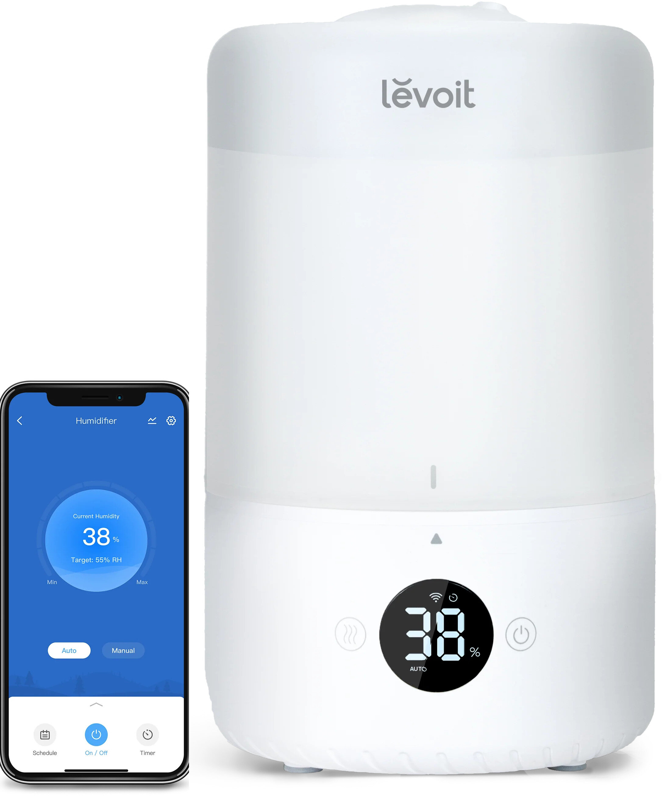 LEVOIT Dual 200S Nawilżacz ultradźwiękowy - niskie ceny i opinie w Media  Expert