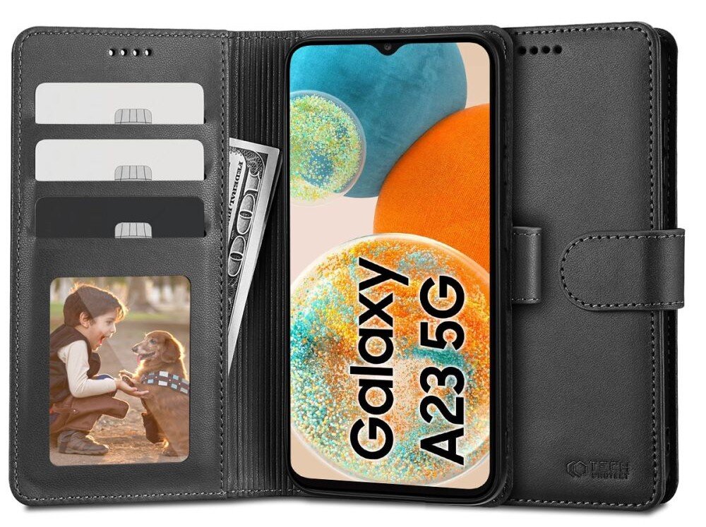 TECH-PROTECT Wallet do Samsung Galaxy A23 5G Czarny Etui - niskie ceny i  opinie w Media Expert