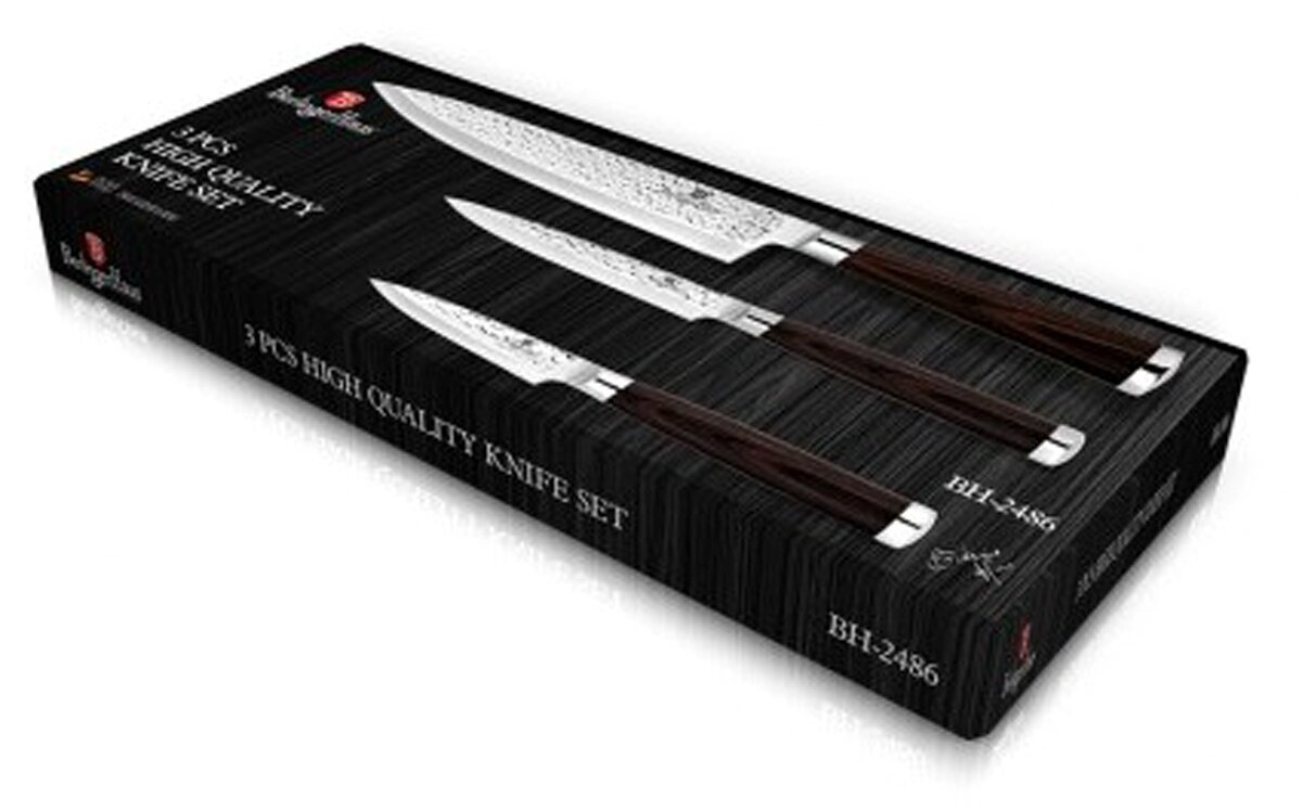 Berlinger Haus 3-Piece Knife Set Shine Basalt Collection