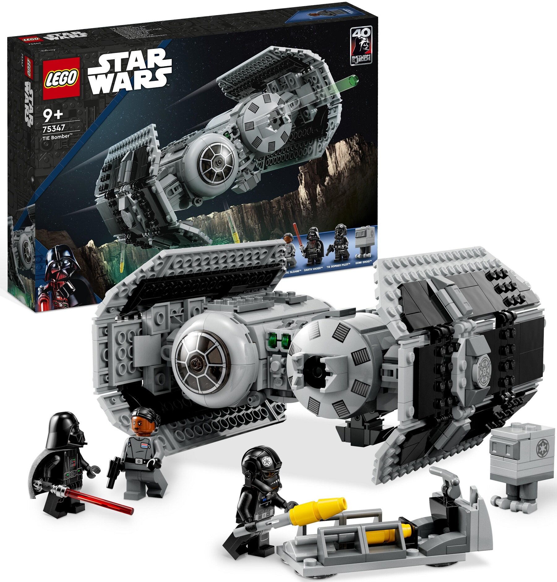 LEGO Star Wars Bombowiec TIE 75347 - niskie ceny i opinie w Media Expert