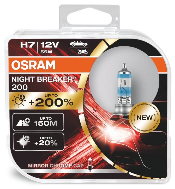 OSRAM H7 3550K 12V/55W Zestaw żarówek samochodowych - niskie ceny i opinie  w Media Expert