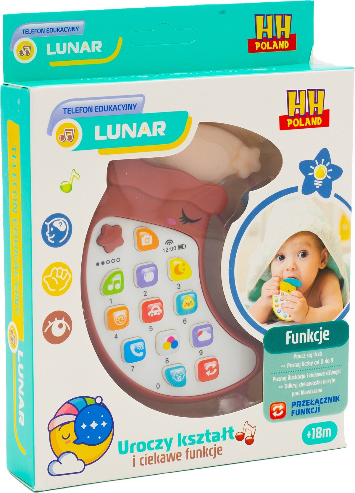HH POLAND Telefon Lunar DM545373 Zabawka edukacyjna - niskie ceny i opinie  w Media Expert