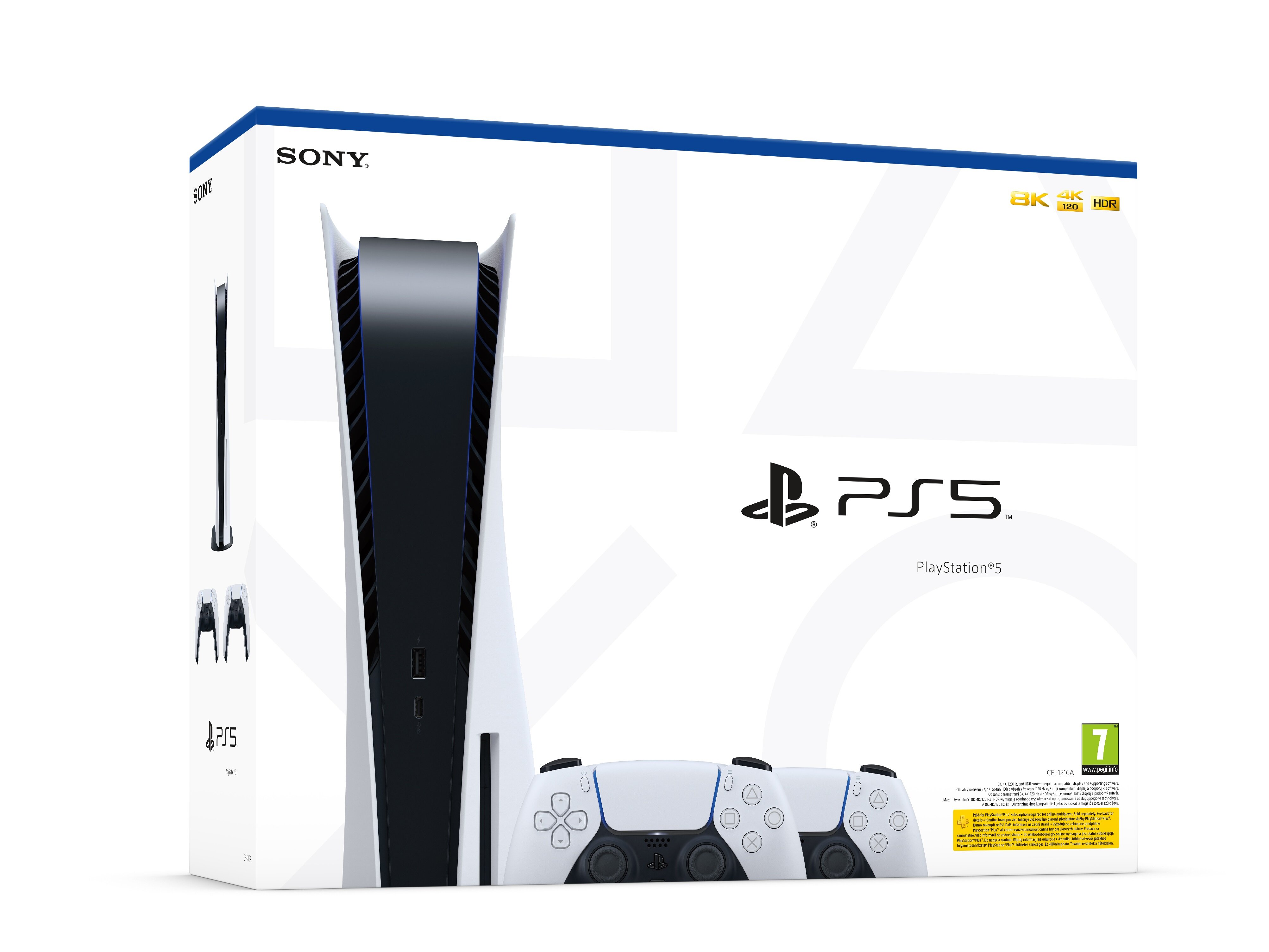 SONY PlayStation 5 z napędem Blu-ray 4K UHD + Kontroler DualSense Biały  Konsola - niskie ceny i opinie w Media Expert