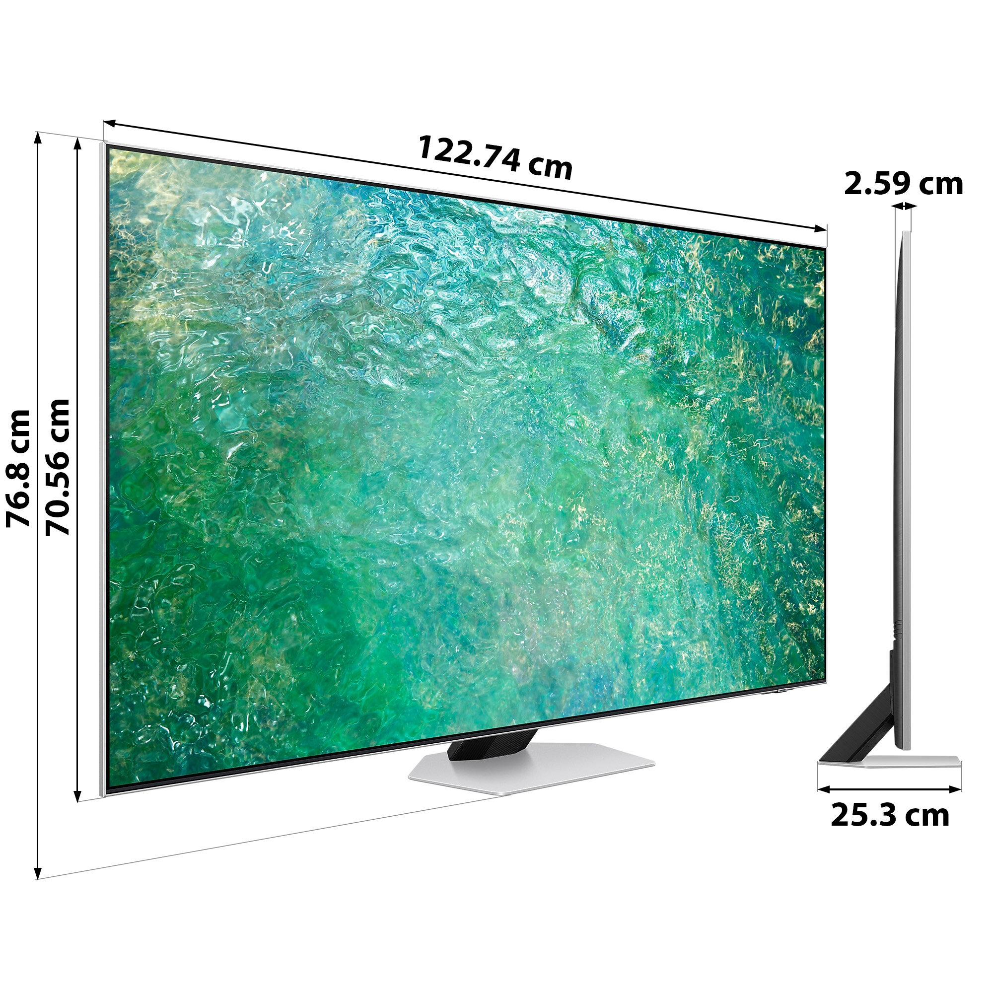 Sony X950G Smart TV (55”) Dimensions & Drawings