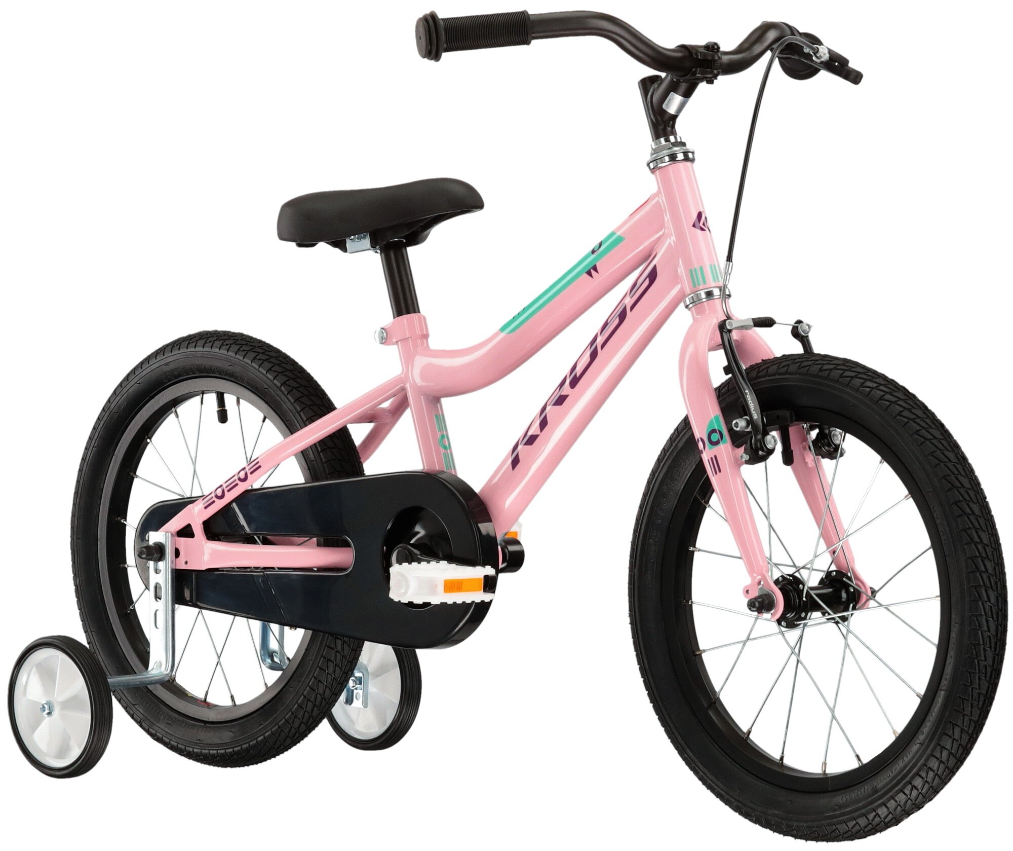 KROSS Mini 3.0 16 cali dla dziewczynki Różowo-fioletowo-turkusowy Rower  dziecięcy - niskie ceny i opinie w Media Expert