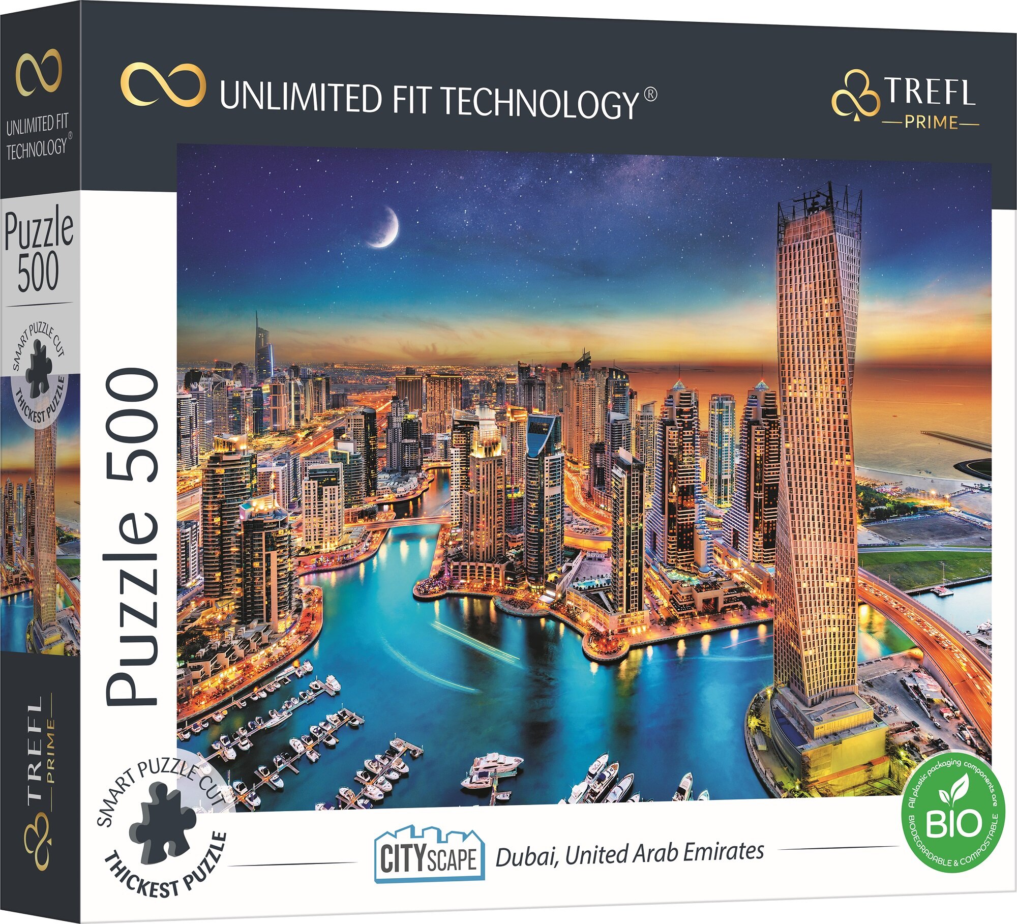 🧩 Trefl Prime Puzzle - Unlimited Fit Technology EN 15s. 
