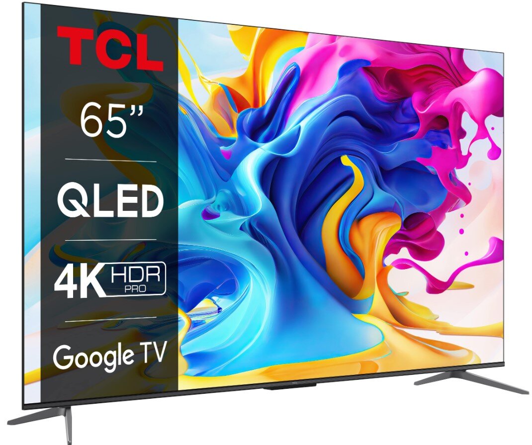 TCL 65C645 65" QLED 4K Google TV Dolby Vision Dolby Atmos HDMI 2.1  Telewizor - niskie ceny i opinie w Media Expert