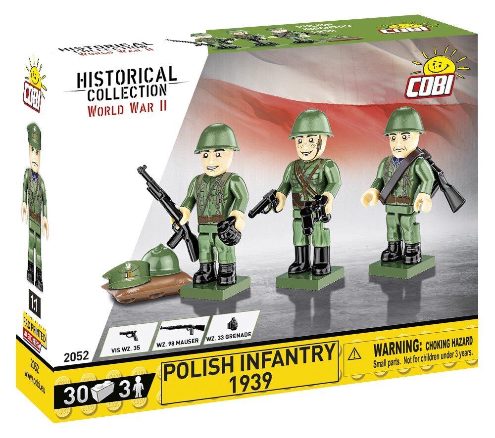 COBI Historical Collection World War II Polish Infantry 1939 COBI-2052 Klocki  plastikowe - niskie ceny i opinie w Media Expert
