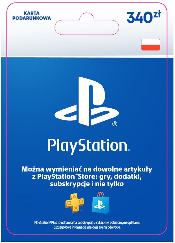 Kod aktywacyjny SONY PlayStation Network 340 zł - niskie ceny i opinie w  Media Expert