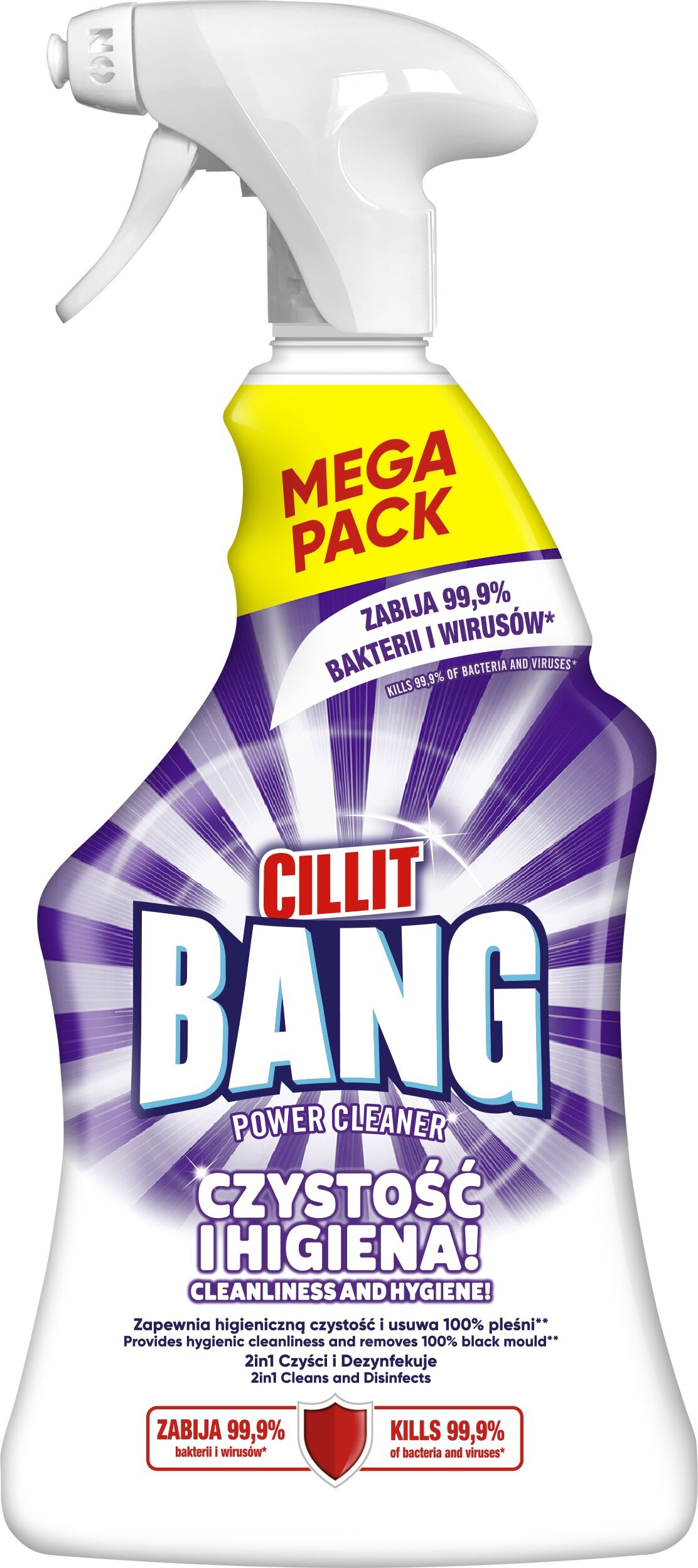 CILLIT BANG, Czystość i Higiena! , spray do czyszczenia łazienki, 750 ml