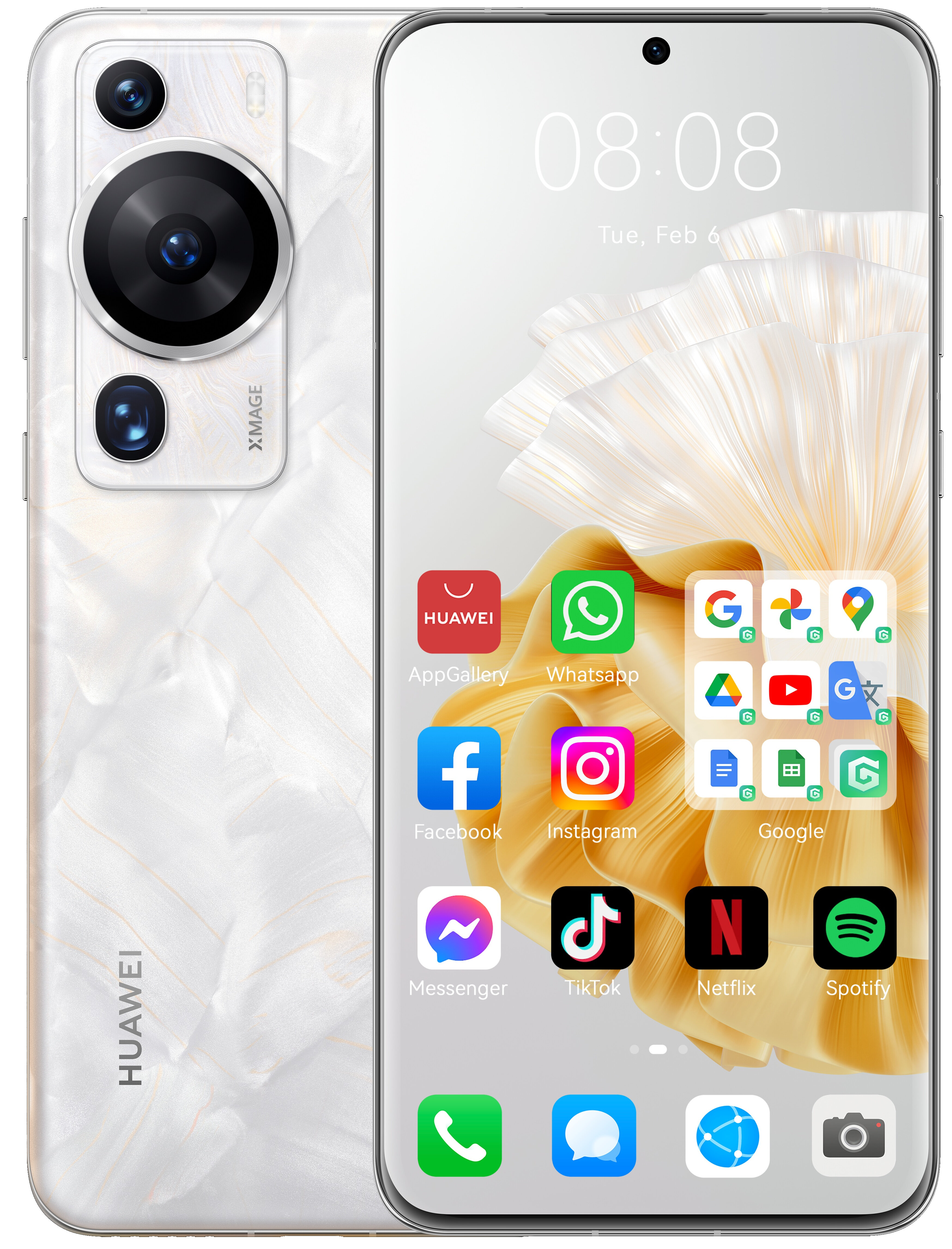 huawei phone white