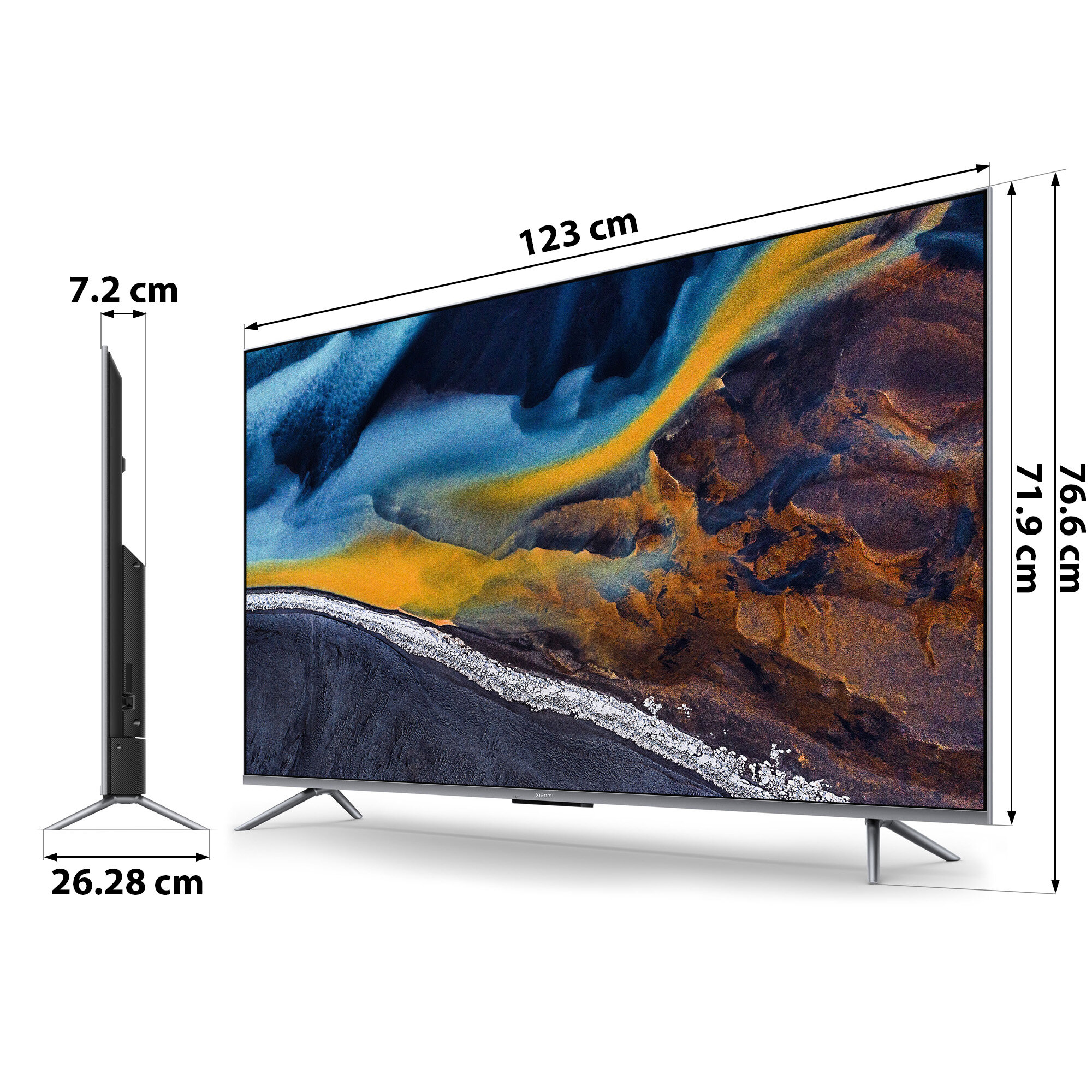 TELEVISOR SMART TV XIAOMI QLED 55 Q2 L55M7-Q2SA 4K ULTRA HD GRIS - Mapy