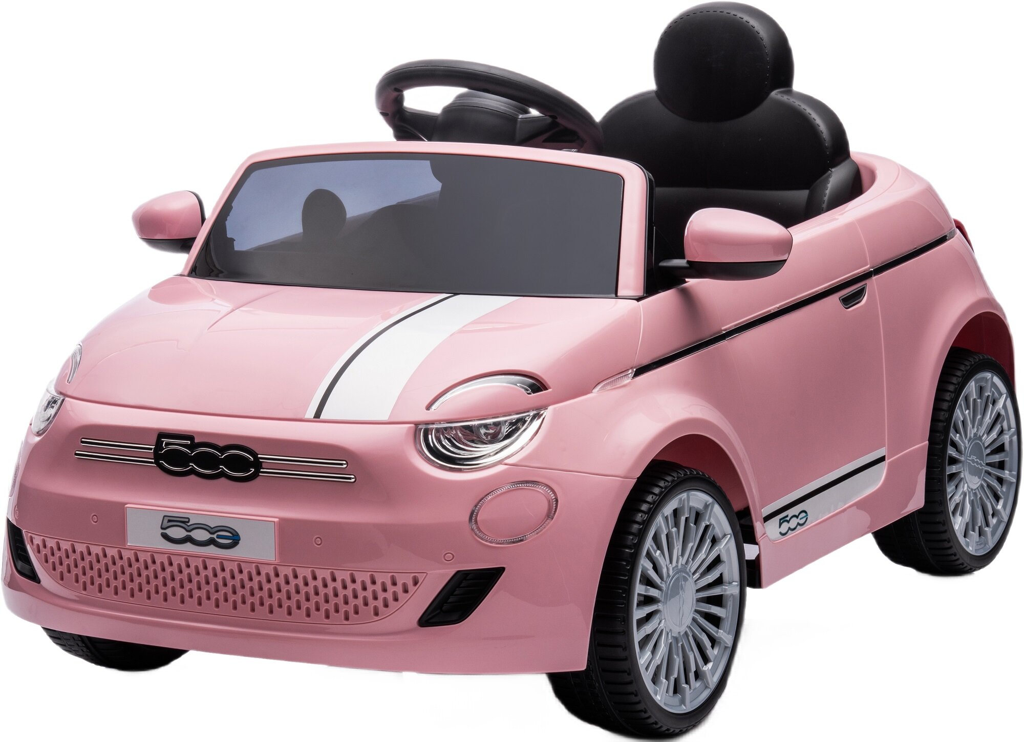 SUN BABY Fiat 500 Wersja Sport Różowy Samochód dla dziecka - niskie ceny i  opinie w Media Expert